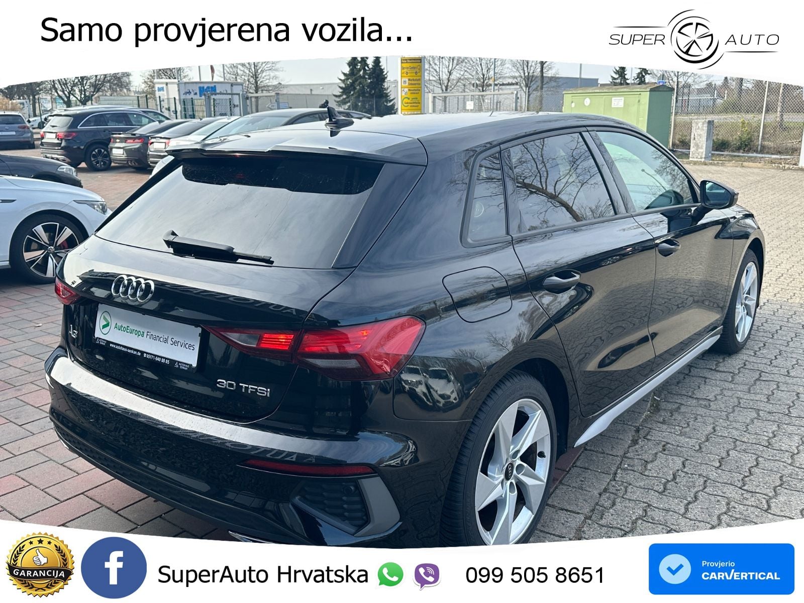 Audi A3 30 TFSI (110 KS) S line LED+GR SJED+ACC