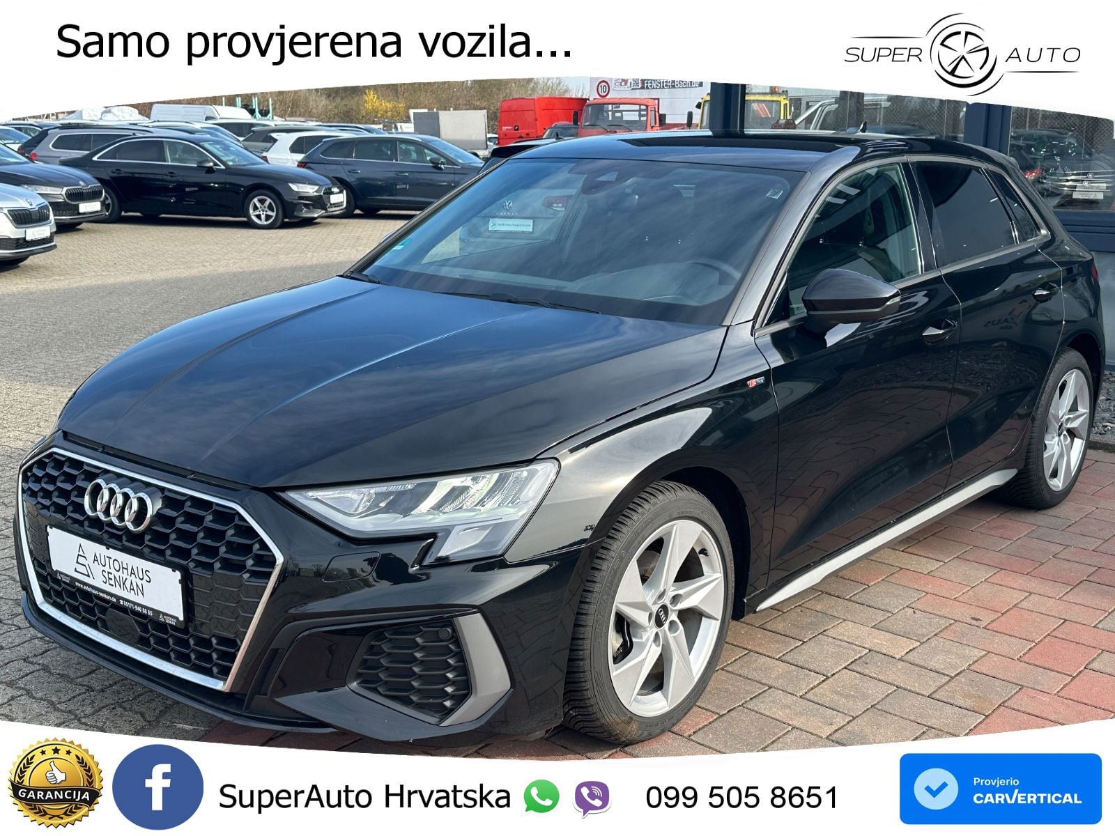 Audi A3 30 TFSI (110 KS) S line LED+GR SJED+ACC