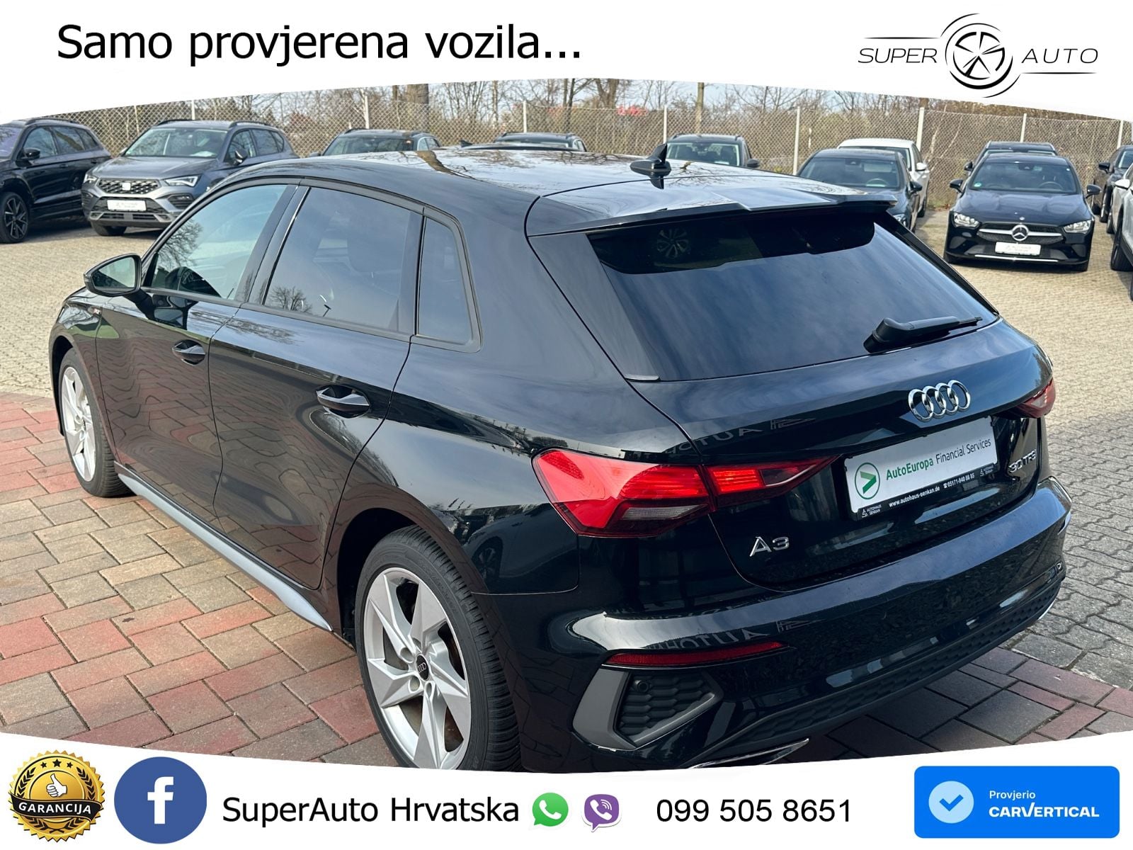 Audi A3 30 TFSI (110 KS) S line LED+GR SJED+ACC