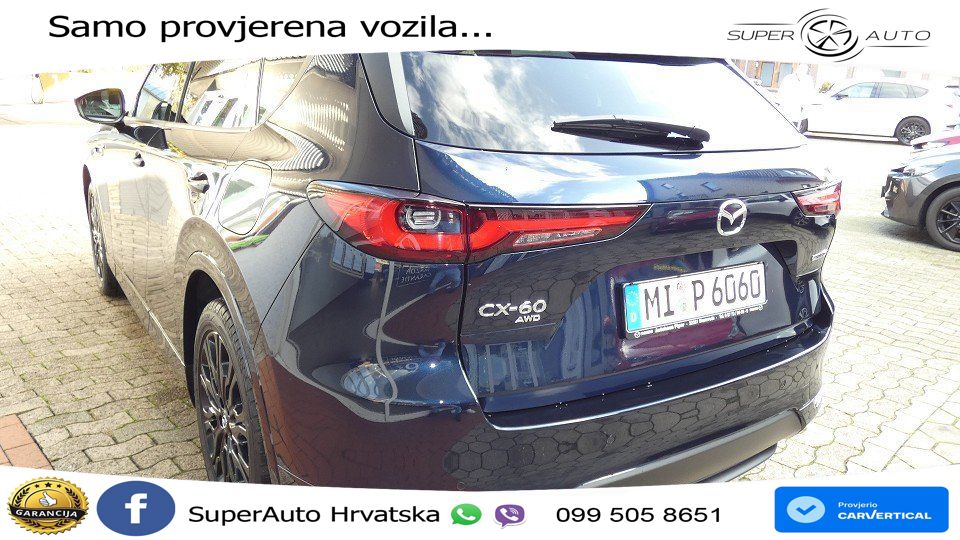Mazda CX-60 3.3 e-Skyactiv D (254 KS) AWD Automatic MATRIX+GR SJED+KAM