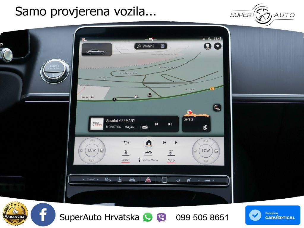 Mercedes S 450d (367 KS) EQ Boost 4MATIC 9G-TRONIC AMG ZRAČNI+ACC+GR SJED+KAM+PANO