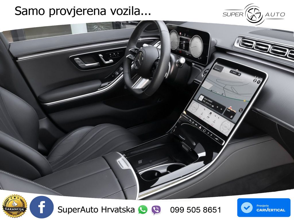 Mercedes S 450d (367 KS) EQ Boost 4MATIC 9G-TRONIC AMG ZRAČNI+ACC+GR SJED+KAM+PANO