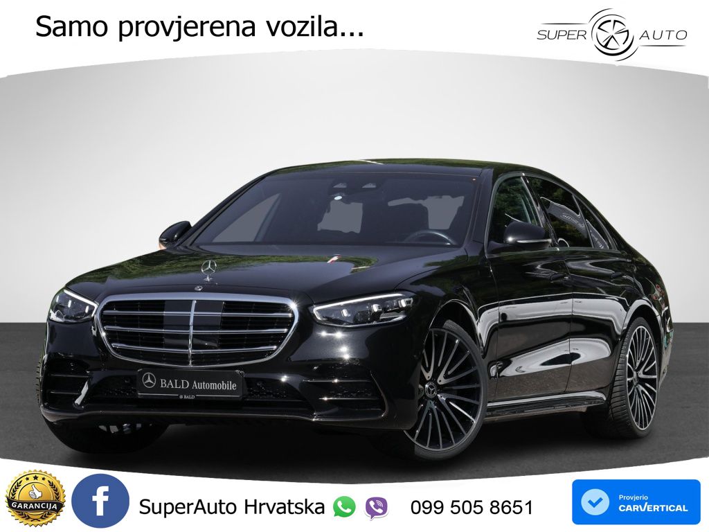 Mercedes S 450d (367 KS) EQ Boost 4MATIC 9G-TRONIC AMG ZRAČNI+ACC+GR SJED+KAM+PANO