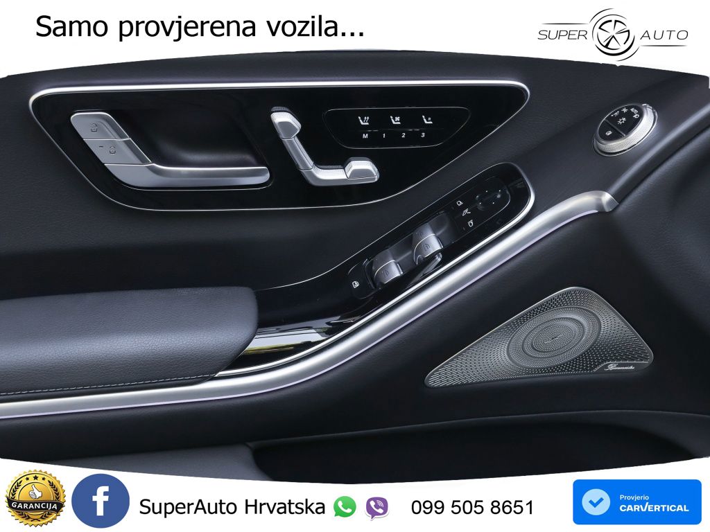 Mercedes S 450d (367 KS) EQ Boost 4MATIC 9G-TRONIC AMG ZRAČNI+ACC+GR SJED+KAM+PANO