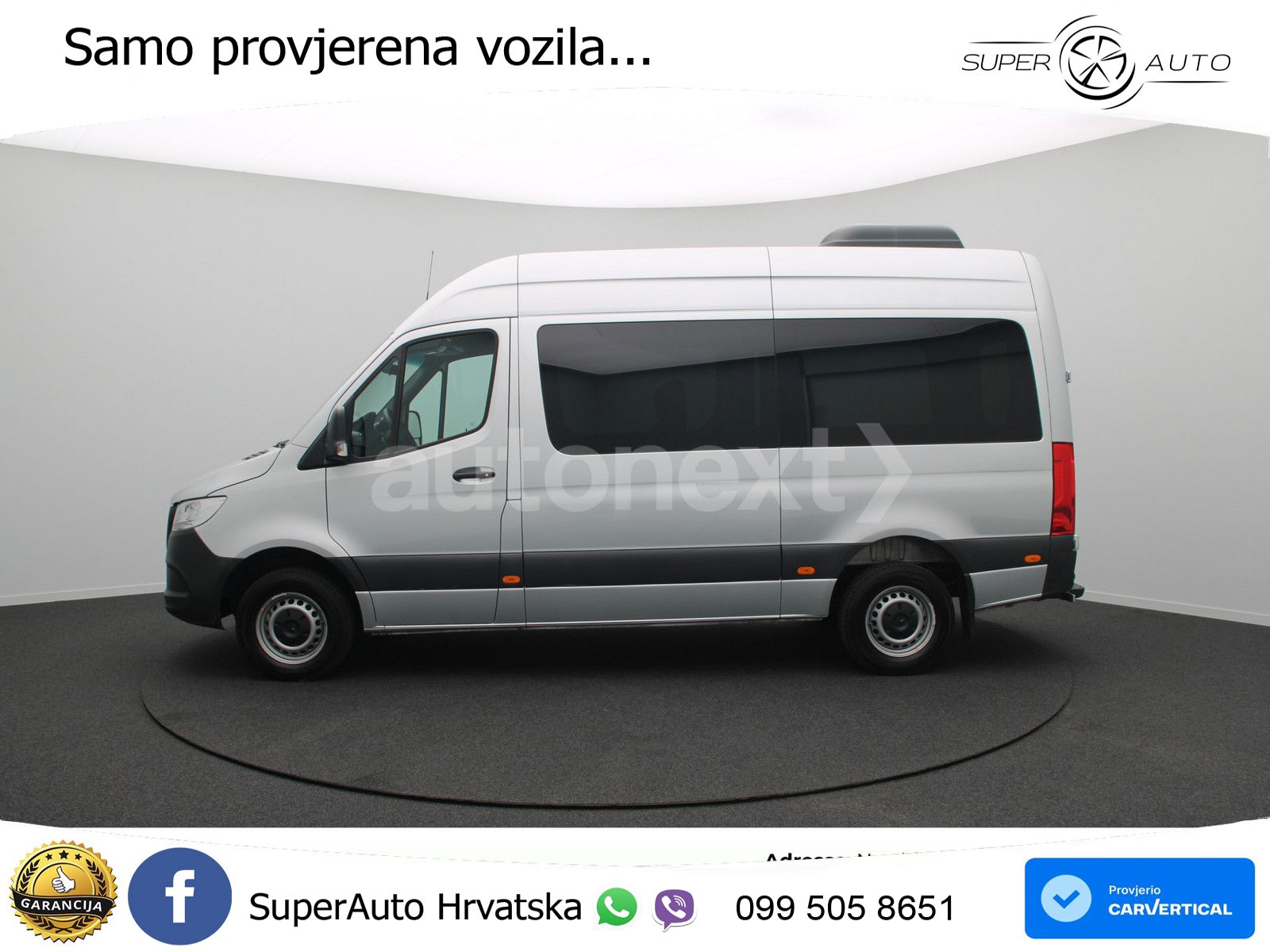 Mercedes-Benz Sprinter 317 Tourer Aut. *Dachklima* 9-SITZE+AHK 170 KS