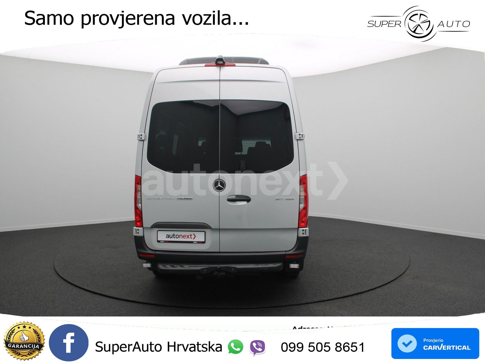 Mercedes-Benz Sprinter 317 Tourer Aut. *Dachklima* 9-SITZE+AHK 170 KS