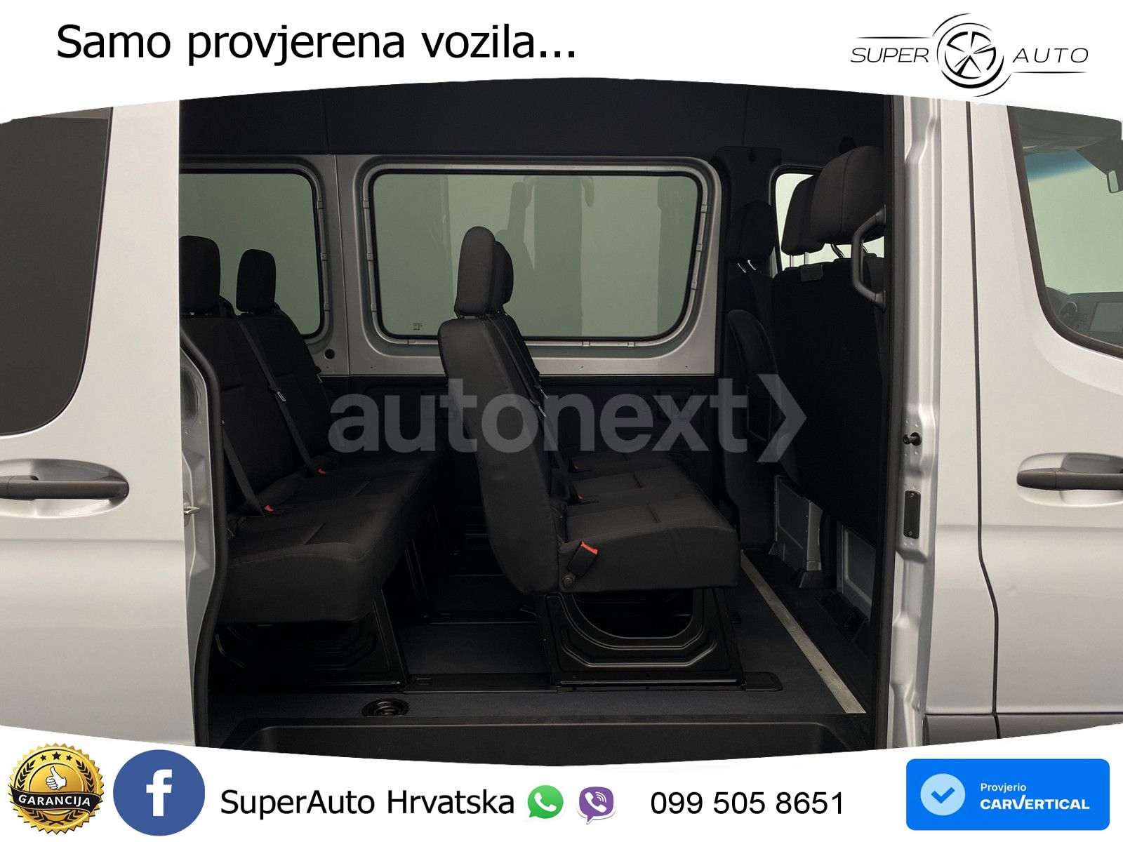 Mercedes-Benz Sprinter 317 Tourer Aut. *Dachklima* 9-SITZE+AHK 170 KS