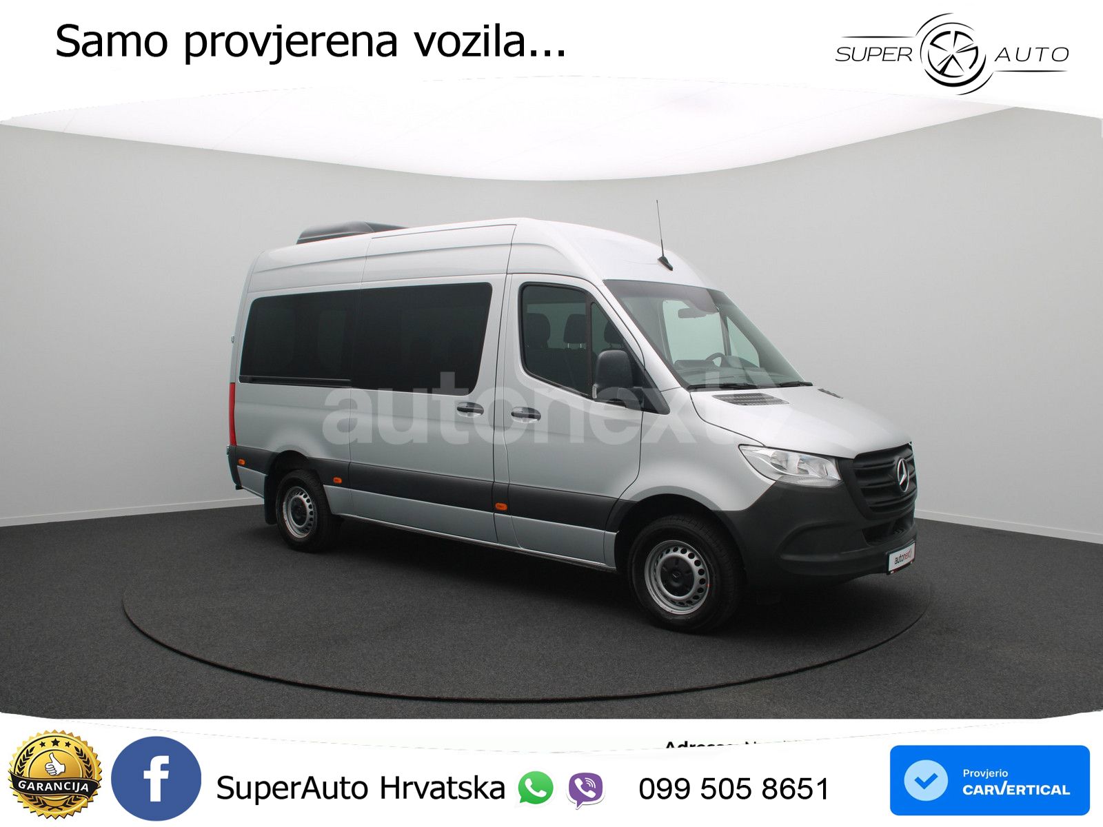 Mercedes-Benz Sprinter 317 Tourer Aut. *Dachklima* 9-SITZE+AHK 170 KS