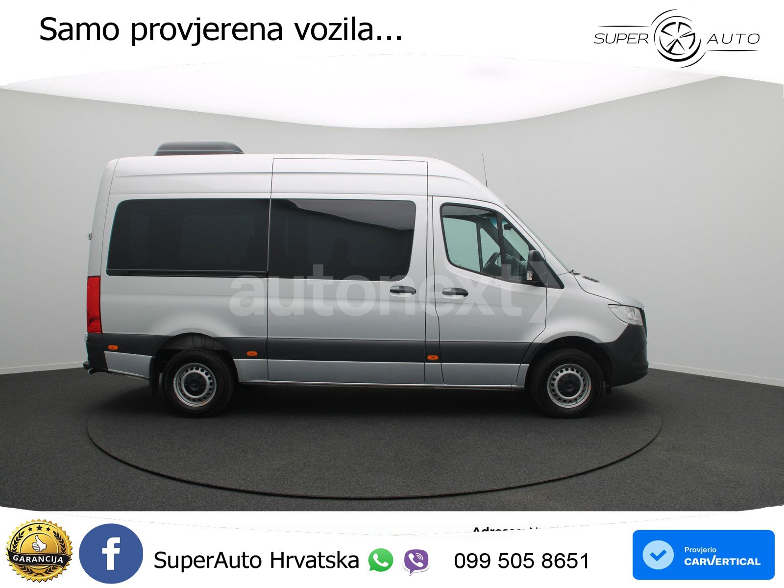 Mercedes-Benz Sprinter 317 Tourer Aut. *Dachklima* 9-SITZE+AHK 170 KS