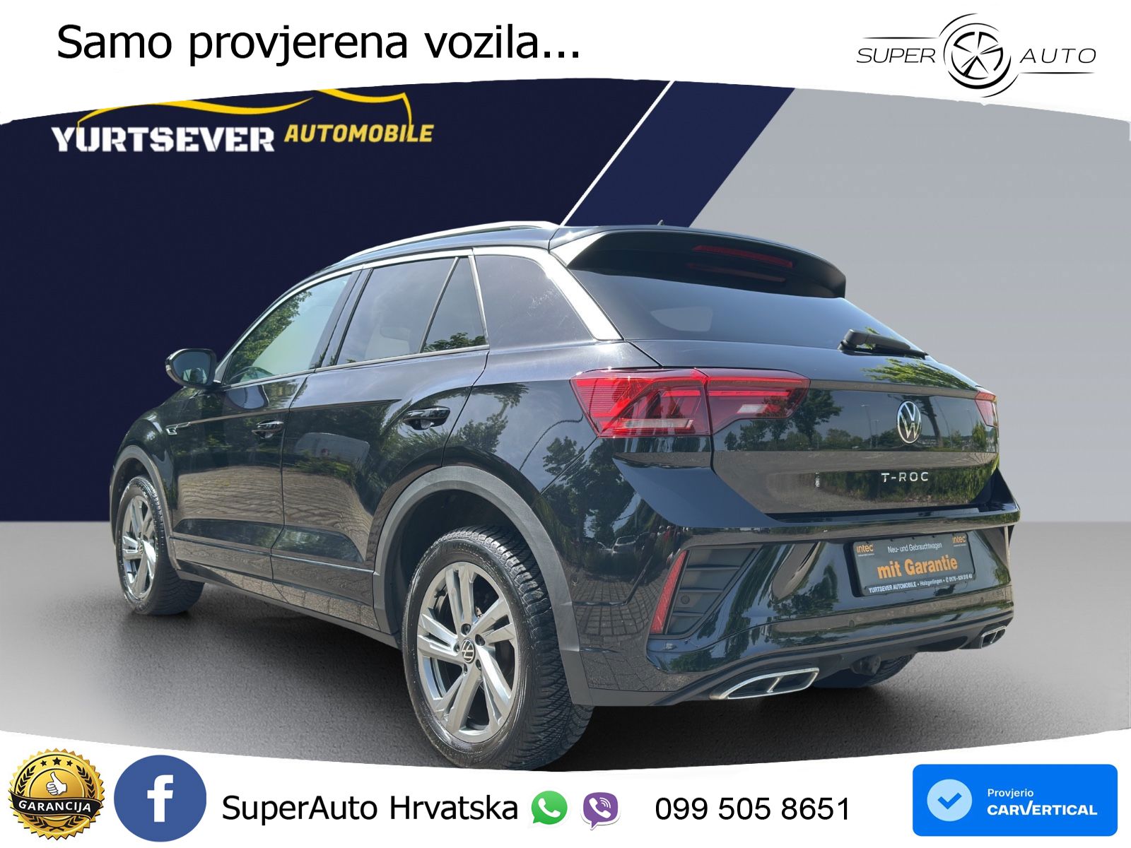 Volkswagen T-Roc I 2.0 TDI (150 KS) DSG LED+GR SJED+ACC
