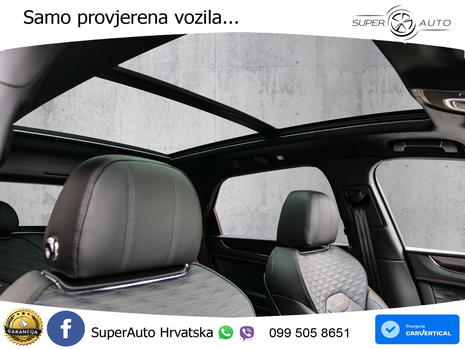 Bentley Bentayga Speed 4.0 V8 (650 KS) AWD Automatic ZRAČNI+ACC+GR SJED+KAM+PANO