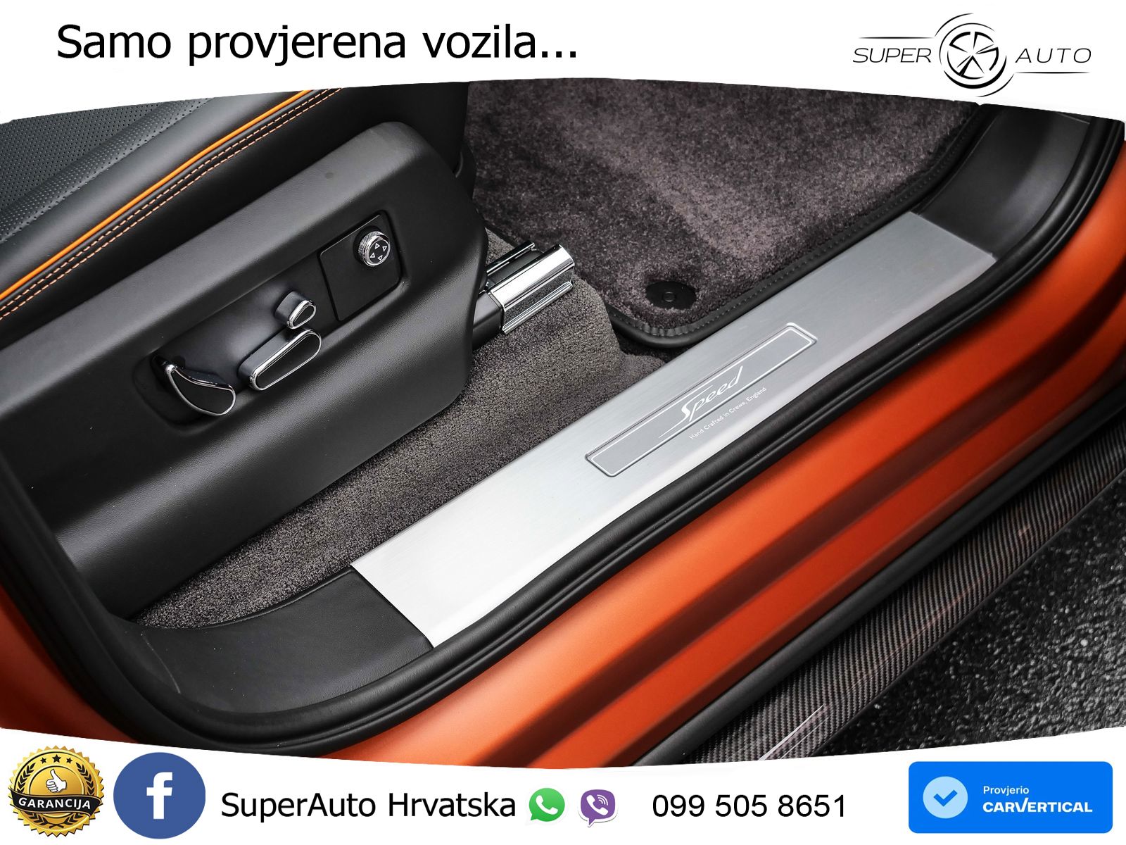 Bentley Bentayga Speed 4.0 V8 (650 KS) AWD Automatic ZRAČNI+ACC+GR SJED+KAM+PANO