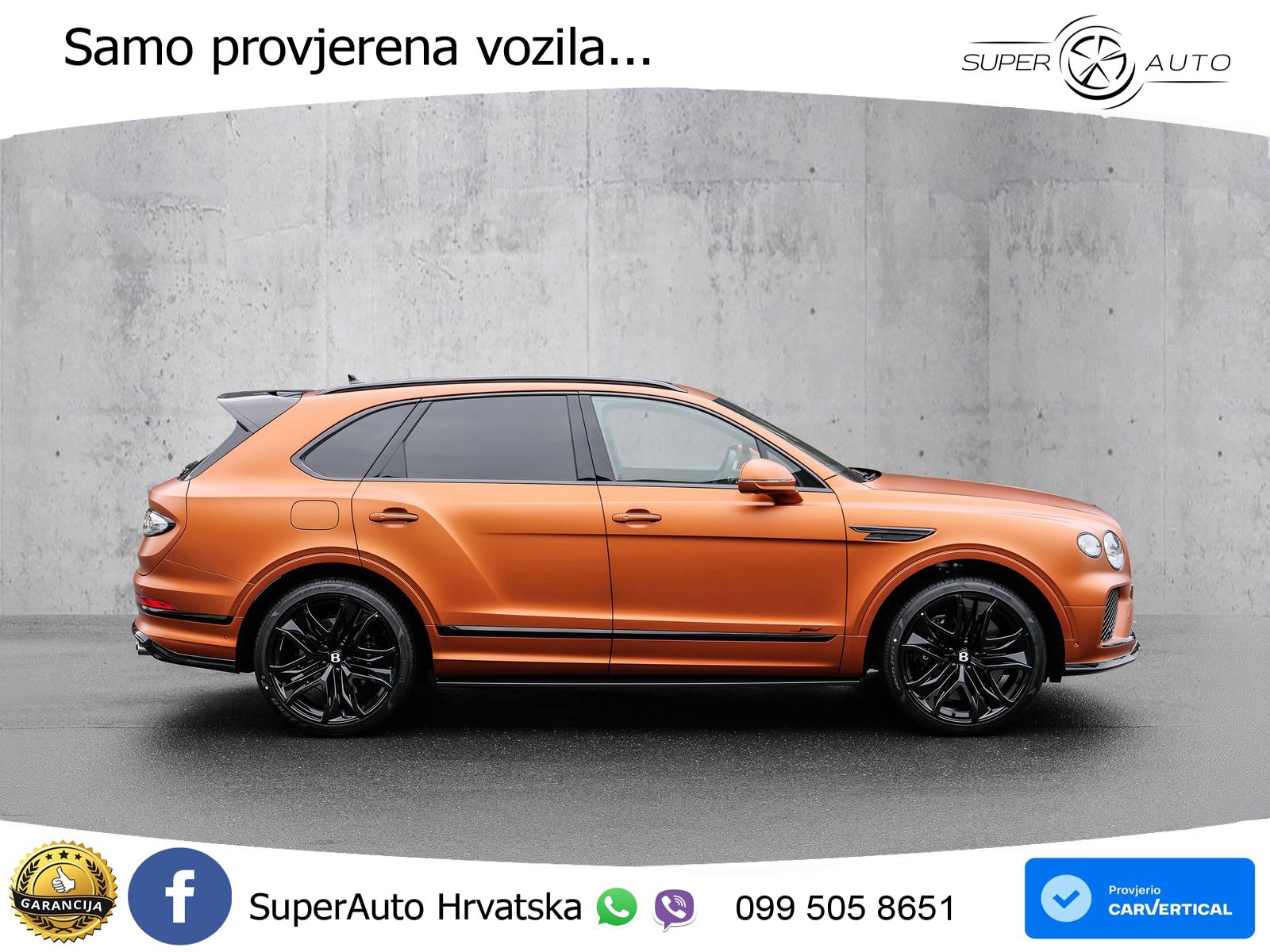 Bentley Bentayga Speed 4.0 V8 (650 KS) AWD Automatic ZRAČNI+ACC+GR SJED+KAM+PANO