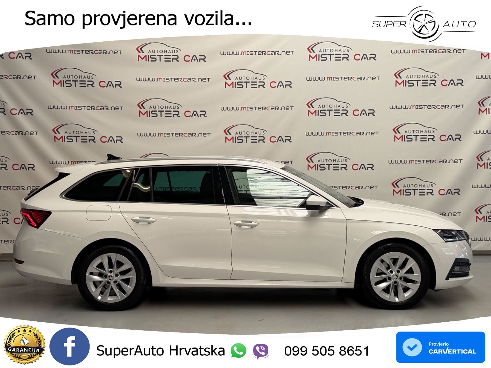 Škoda Octavia Combi 2.0 TDI (150 KS) DSG LED+GR SJED+ACC