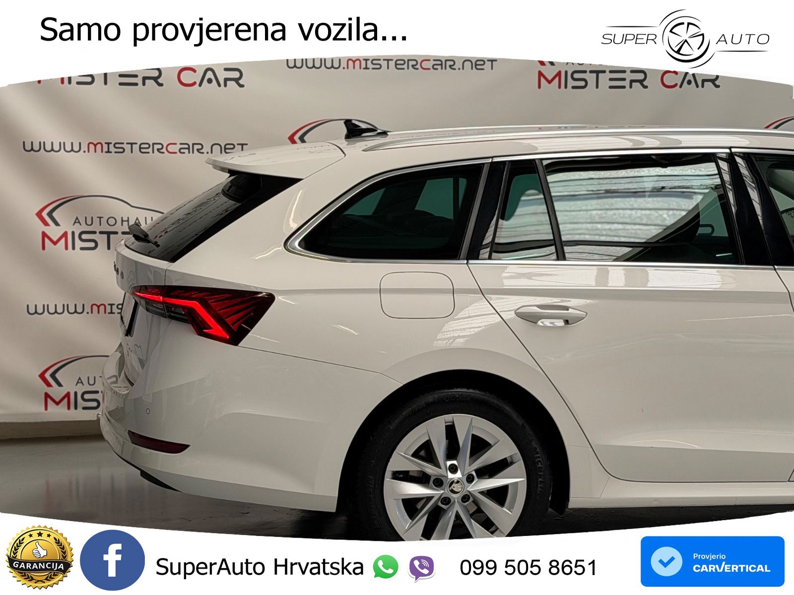 Škoda Octavia Combi 2.0 TDI (150 KS) DSG LED+GR SJED+ACC