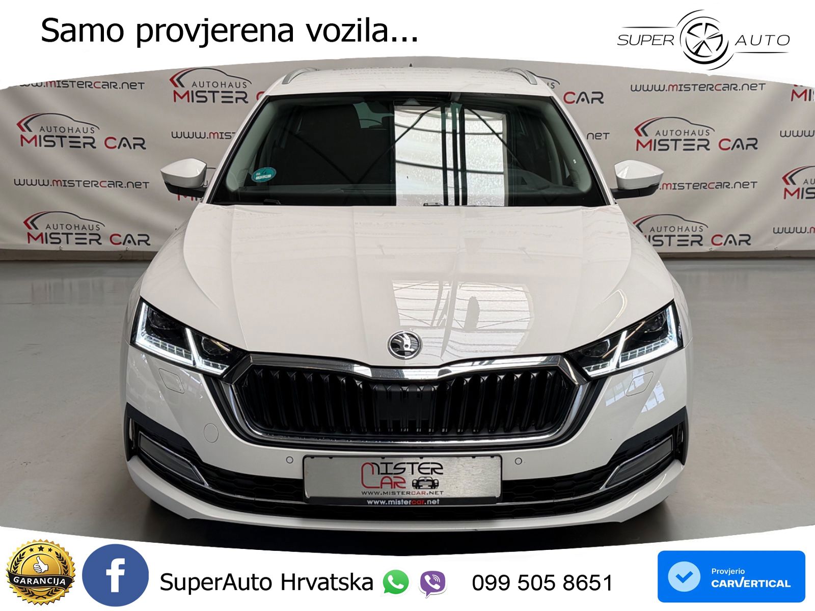 Škoda Octavia Combi 2.0 TDI (150 KS) DSG LED+GR SJED+ACC