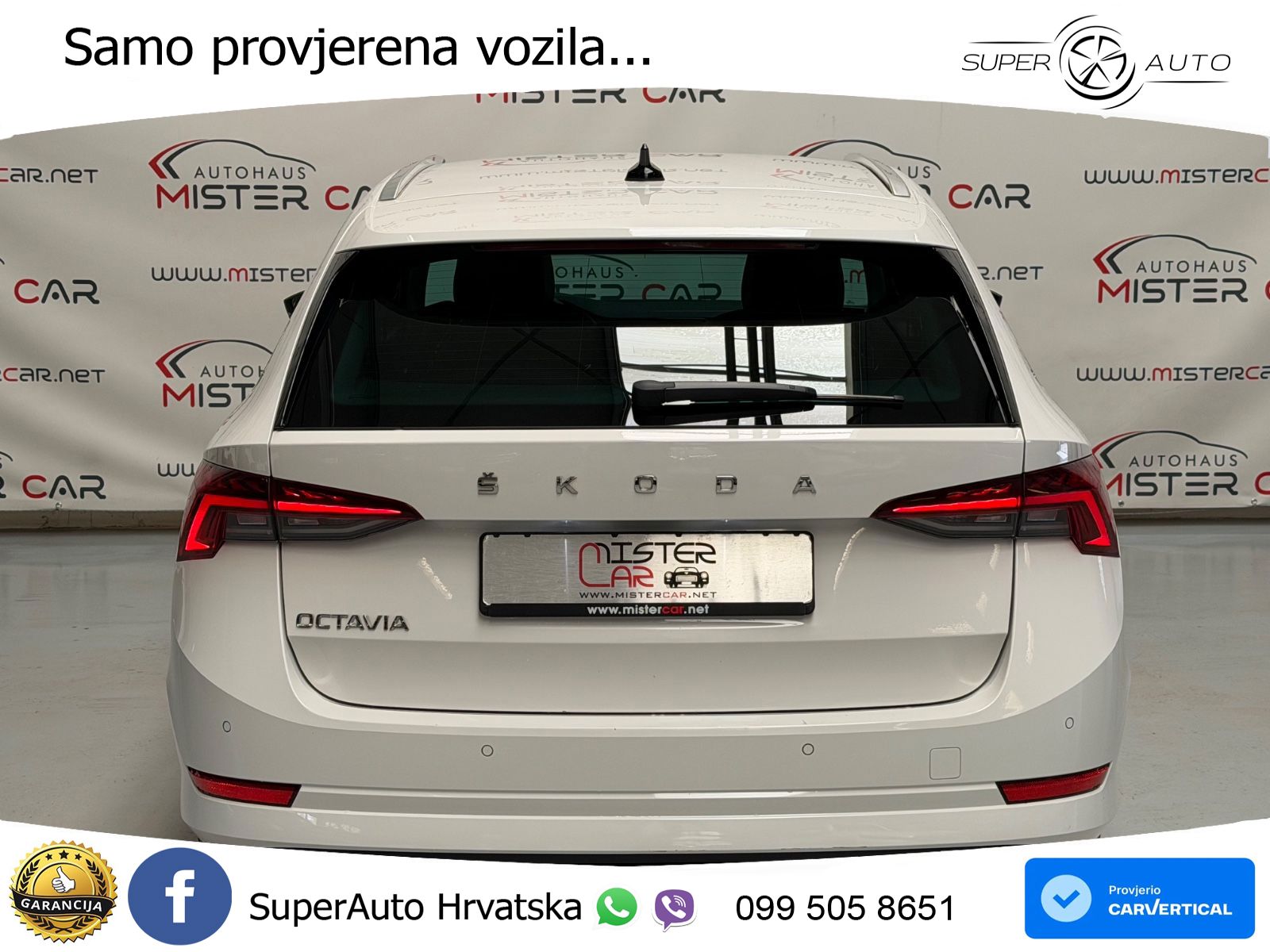 Škoda Octavia Combi 2.0 TDI (150 KS) DSG LED+GR SJED+ACC