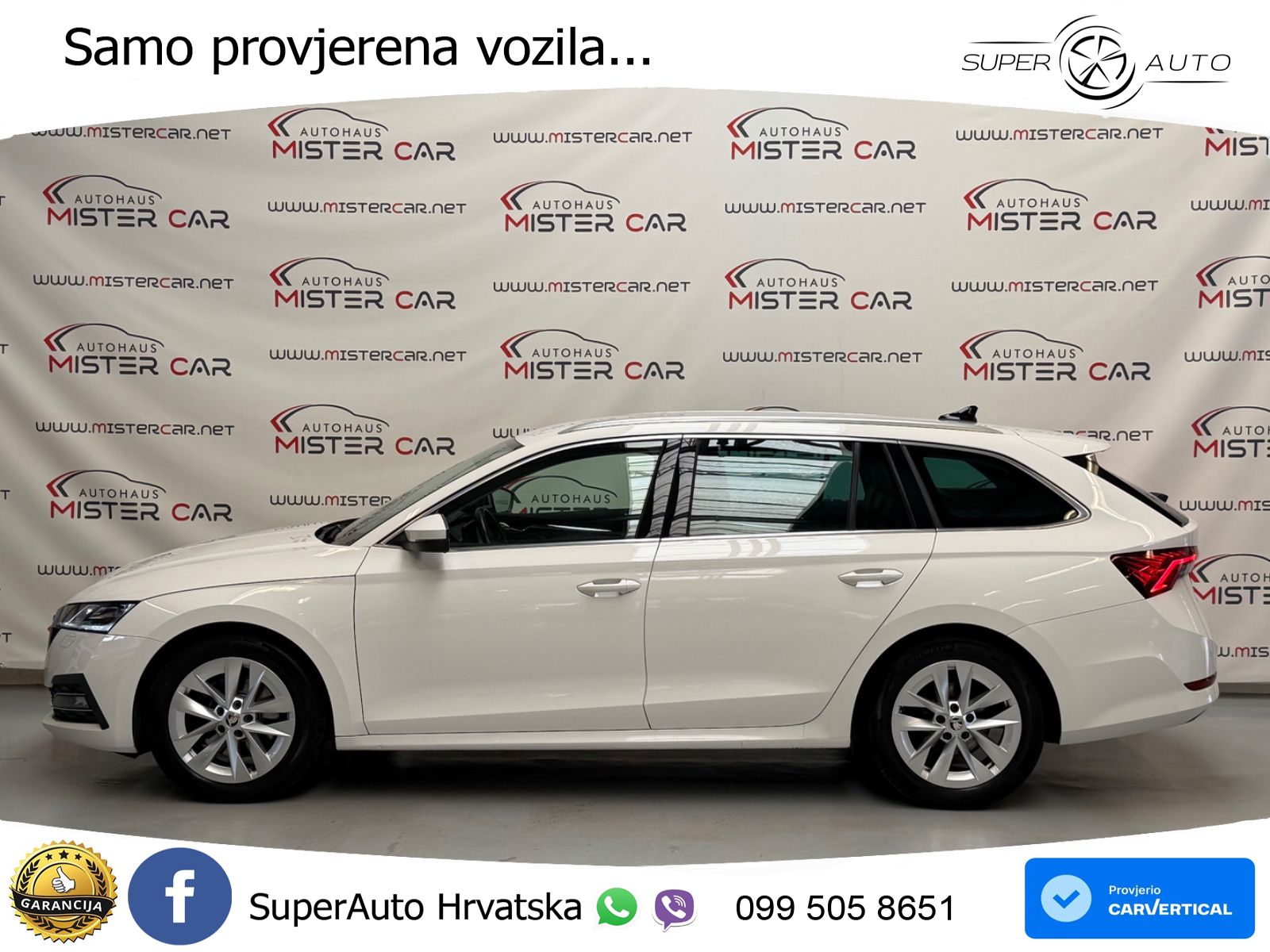 Škoda Octavia Combi 2.0 TDI (150 KS) DSG LED+GR SJED+ACC