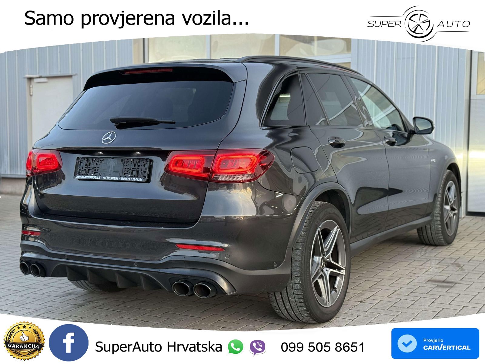 Mercedes AMG GLC 43 V6 (390 KS) 4MATIC TCT LED+GR SJED+ACC