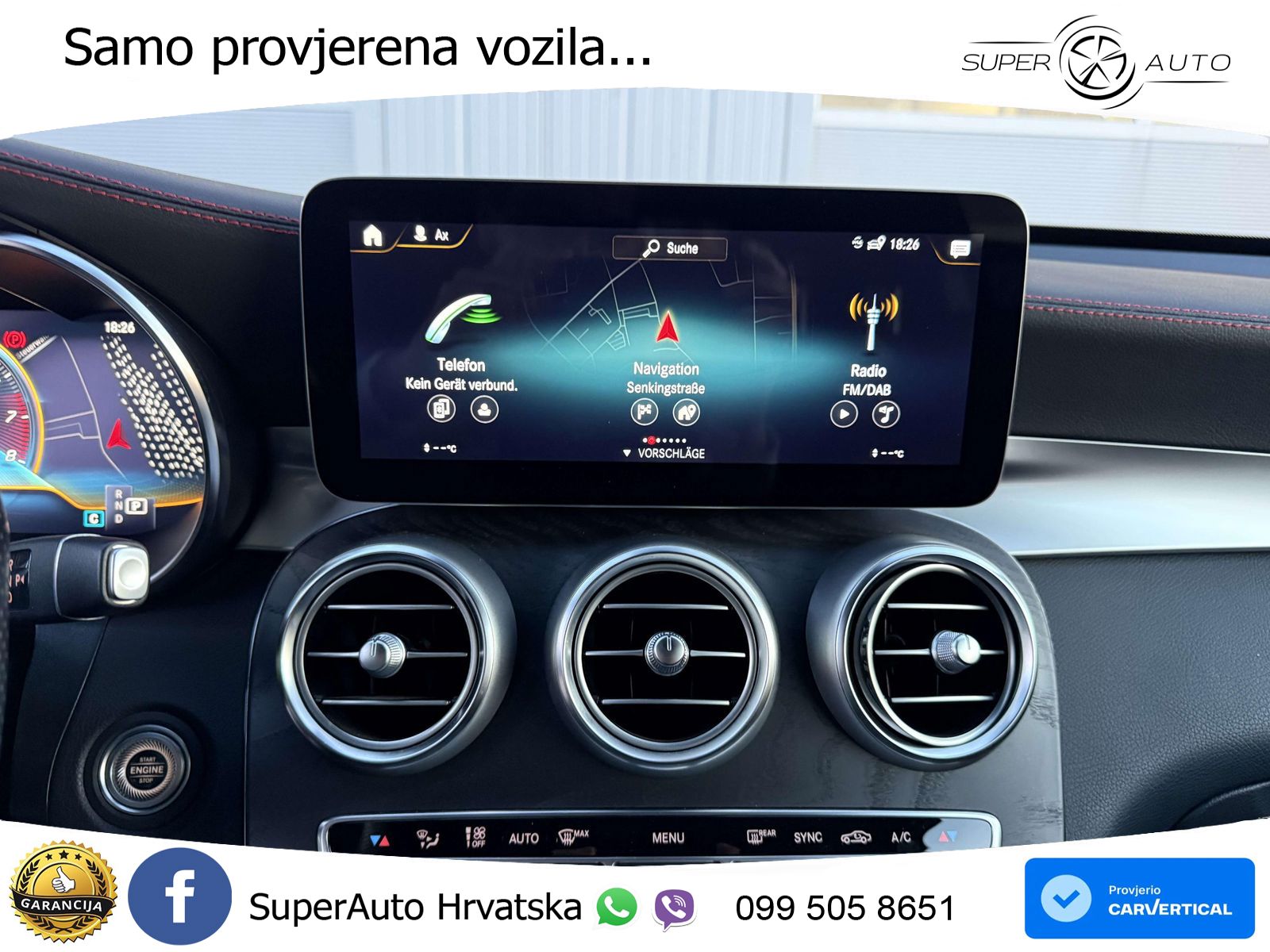Mercedes AMG GLC 43 V6 (390 KS) 4MATIC TCT LED+GR SJED+ACC