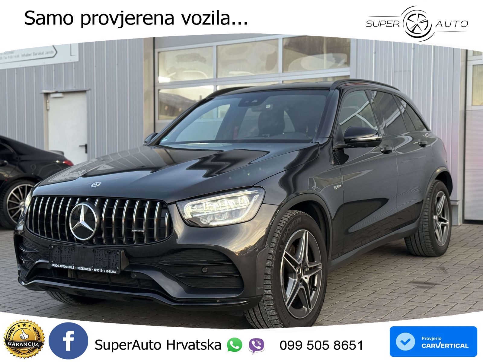 Mercedes AMG GLC 43 V6 (390 KS) 4MATIC TCT LED+GR SJED+ACC