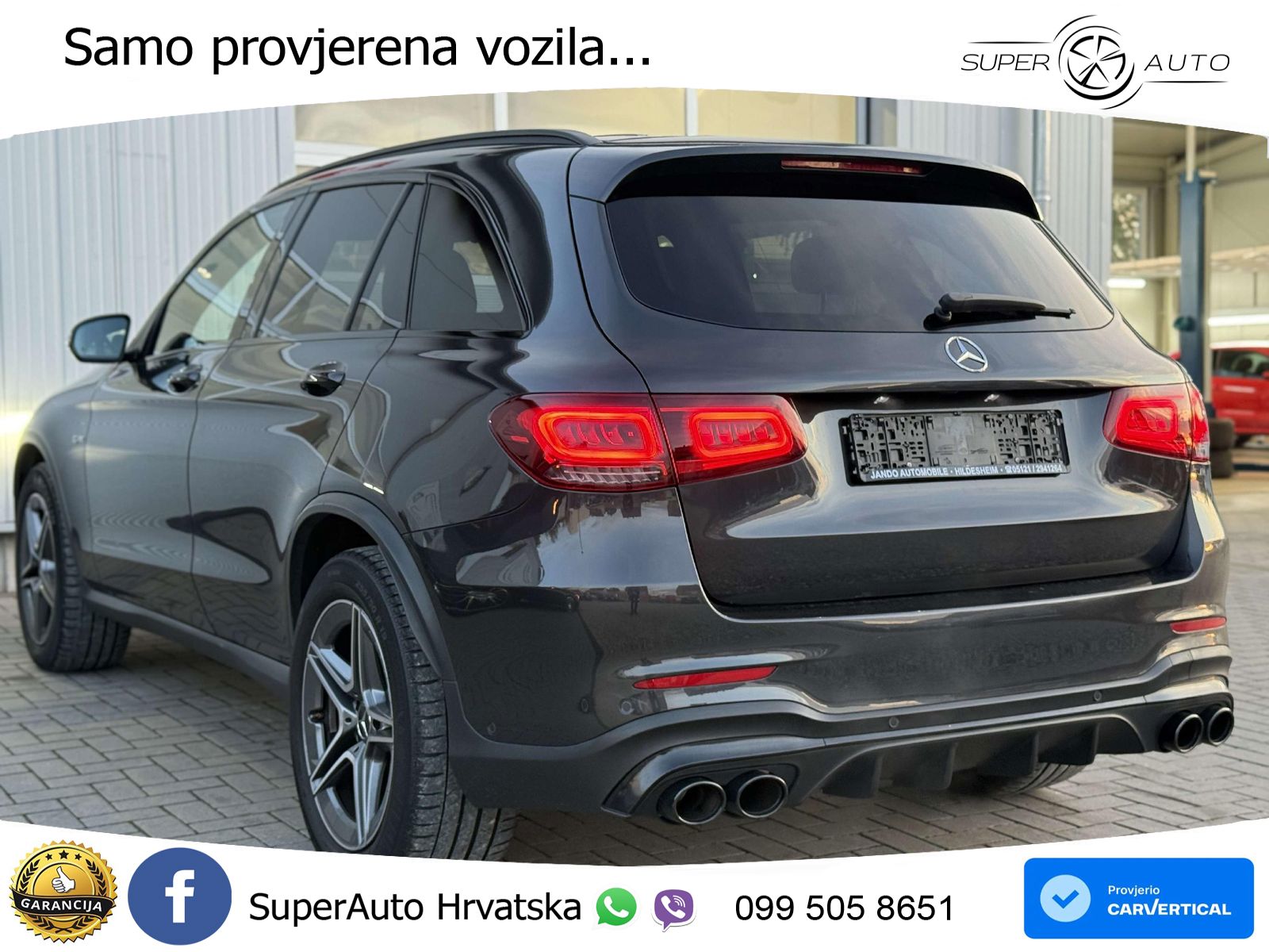 Mercedes AMG GLC 43 V6 (390 KS) 4MATIC TCT LED+GR SJED+ACC