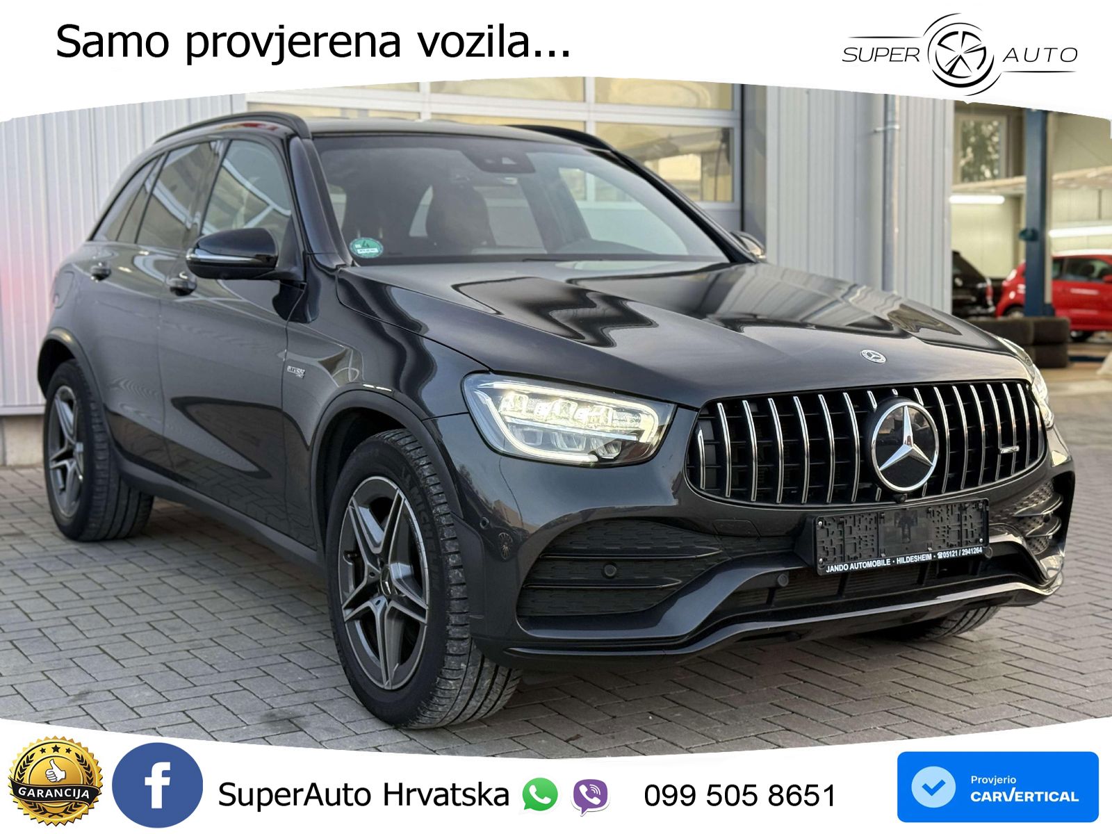 Mercedes AMG GLC 43 V6 (390 KS) 4MATIC TCT LED+GR SJED+ACC