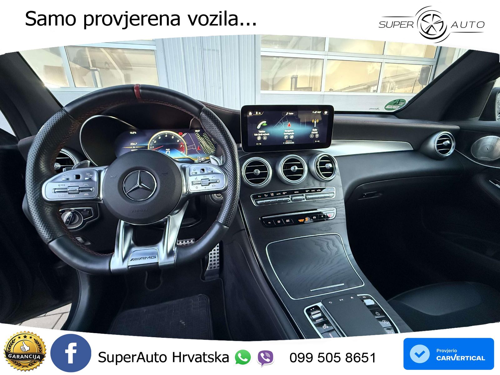 Mercedes AMG GLC 43 V6 (390 KS) 4MATIC TCT LED+GR SJED+ACC