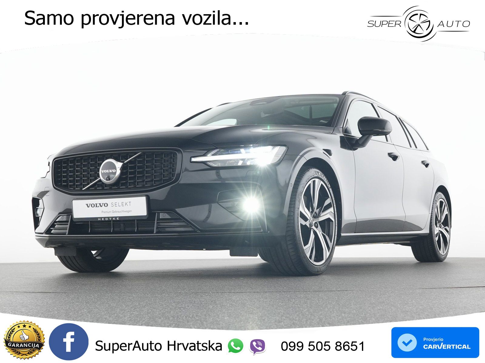 Volvo V60 2.0 B4 Benzin DCT ACC+GR SJED+360+PANO