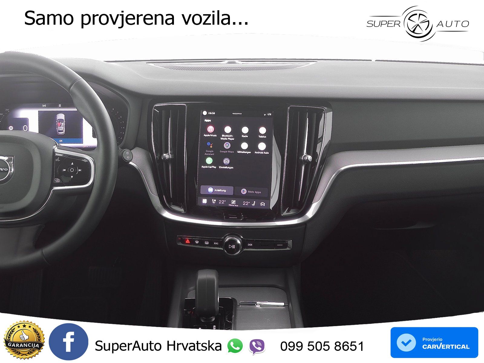 Volvo V60 2.0 B4 Benzin DCT ACC+GR SJED+360+PANO