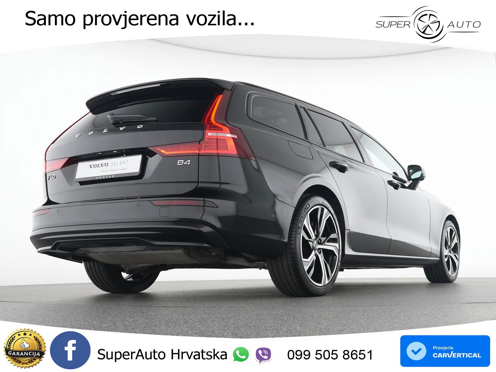 Volvo V60 2.0 B4 Benzin DCT ACC+GR SJED+360+PANO