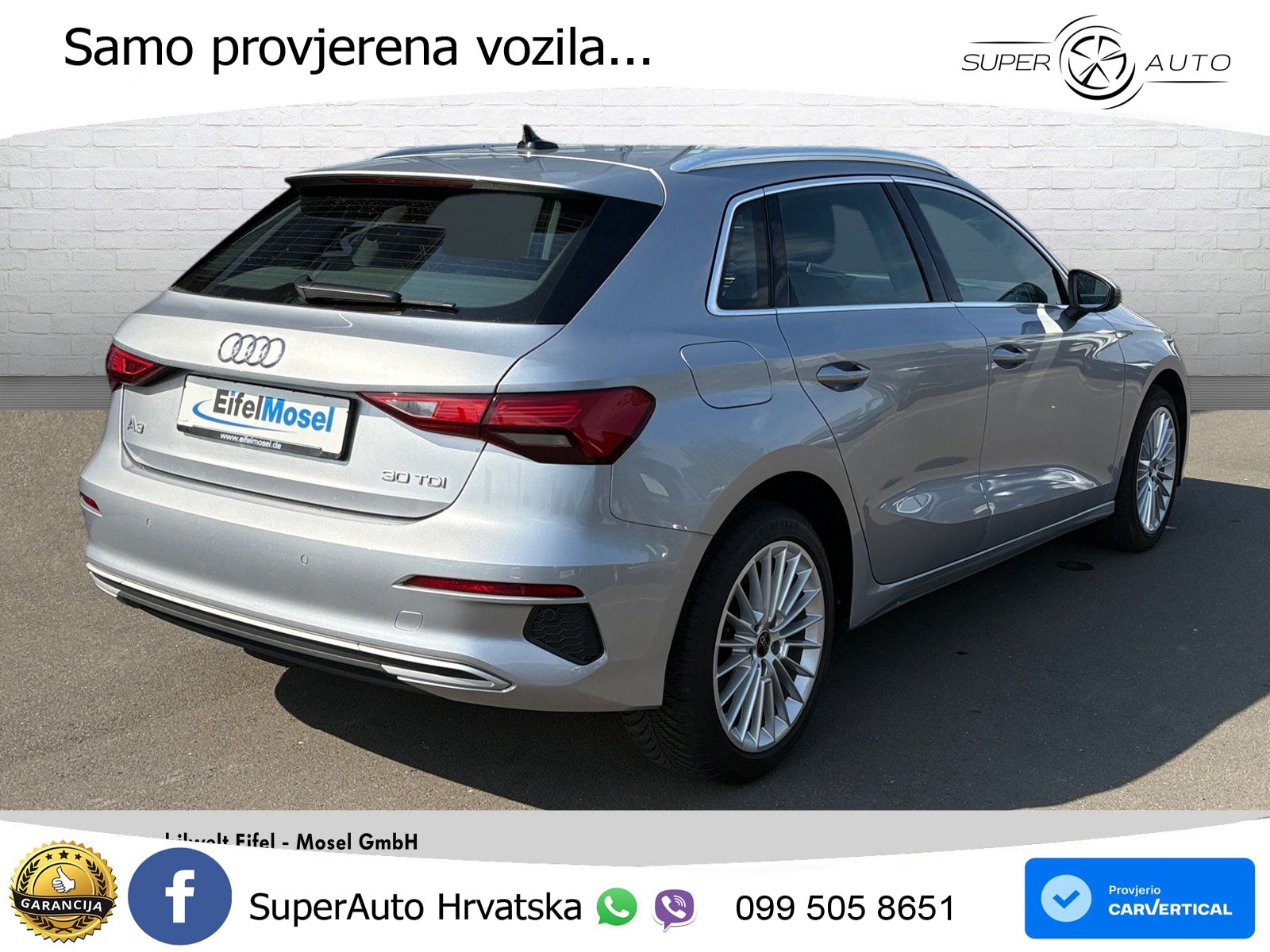 Audi A3 30 TDI (116 KS) S tronic LED+GR SJED+ACC