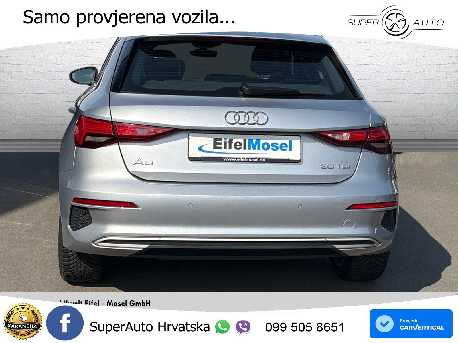 Audi A3 30 TDI (116 KS) S tronic LED+GR SJED+ACC