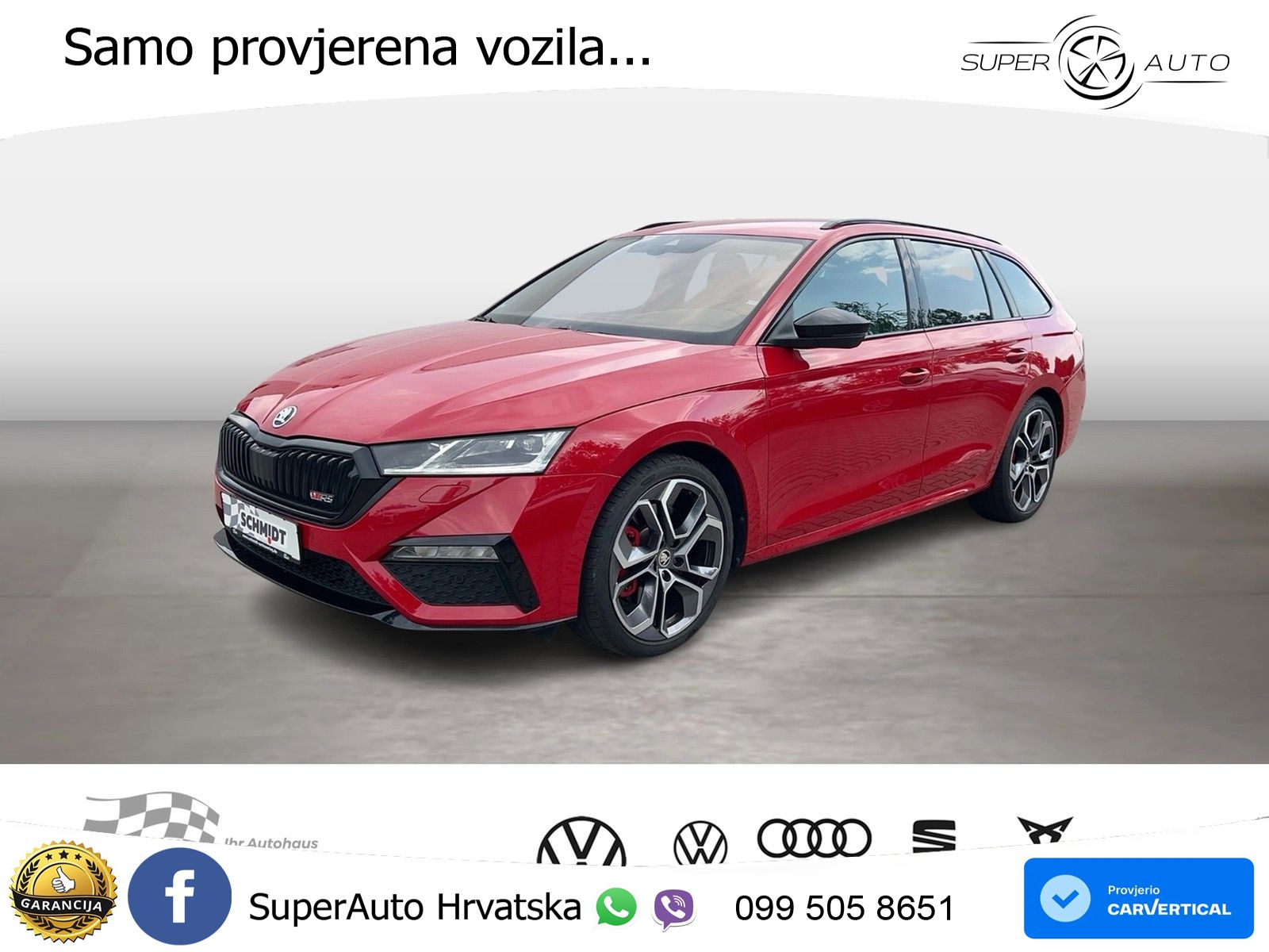 Škoda Octavia Combi RS 2.0 TSI (245 KS) DSG LED+GR SJED+ACC