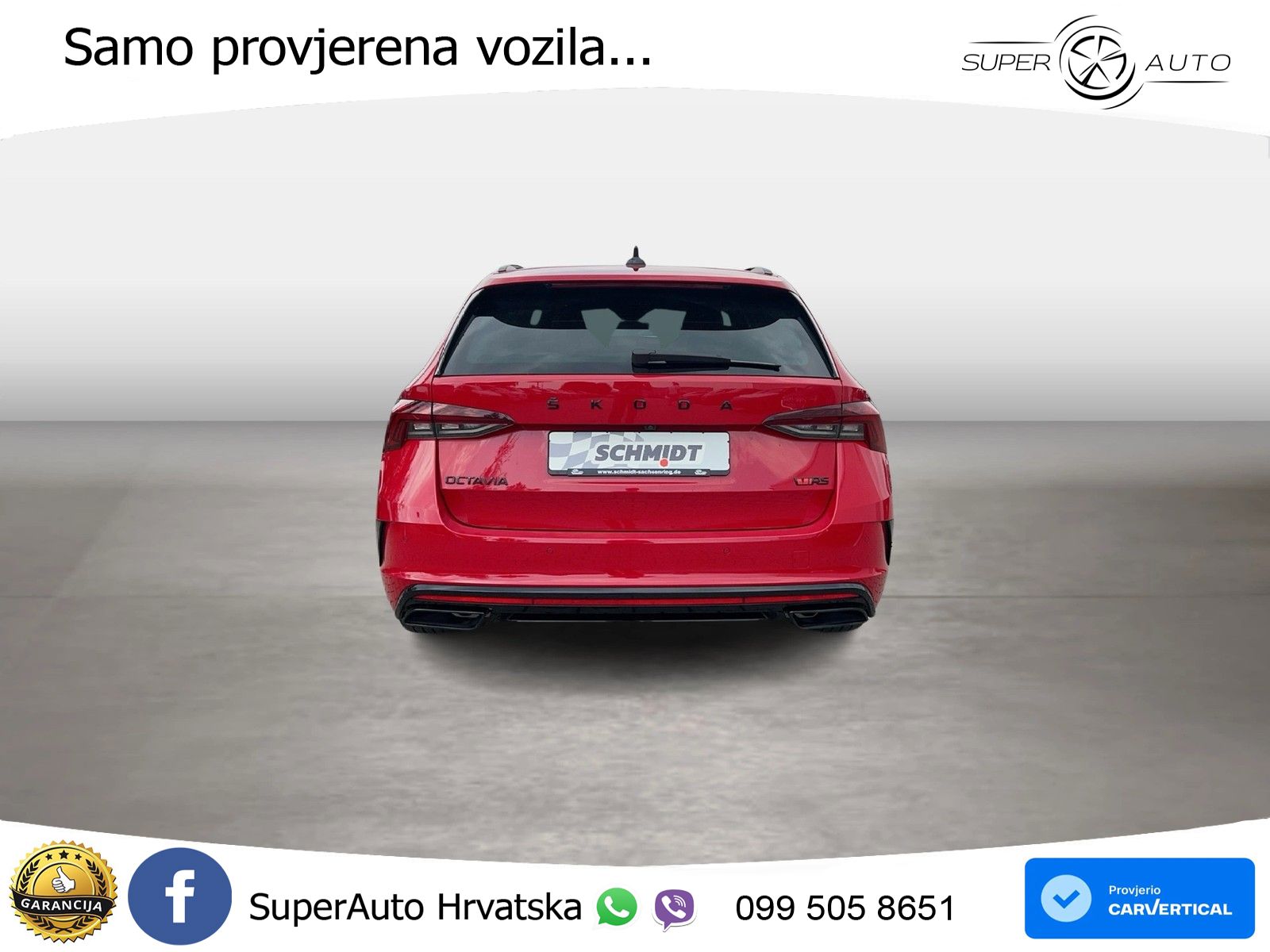 Škoda Octavia Combi RS 2.0 TSI (245 KS) DSG LED+GR SJED+ACC