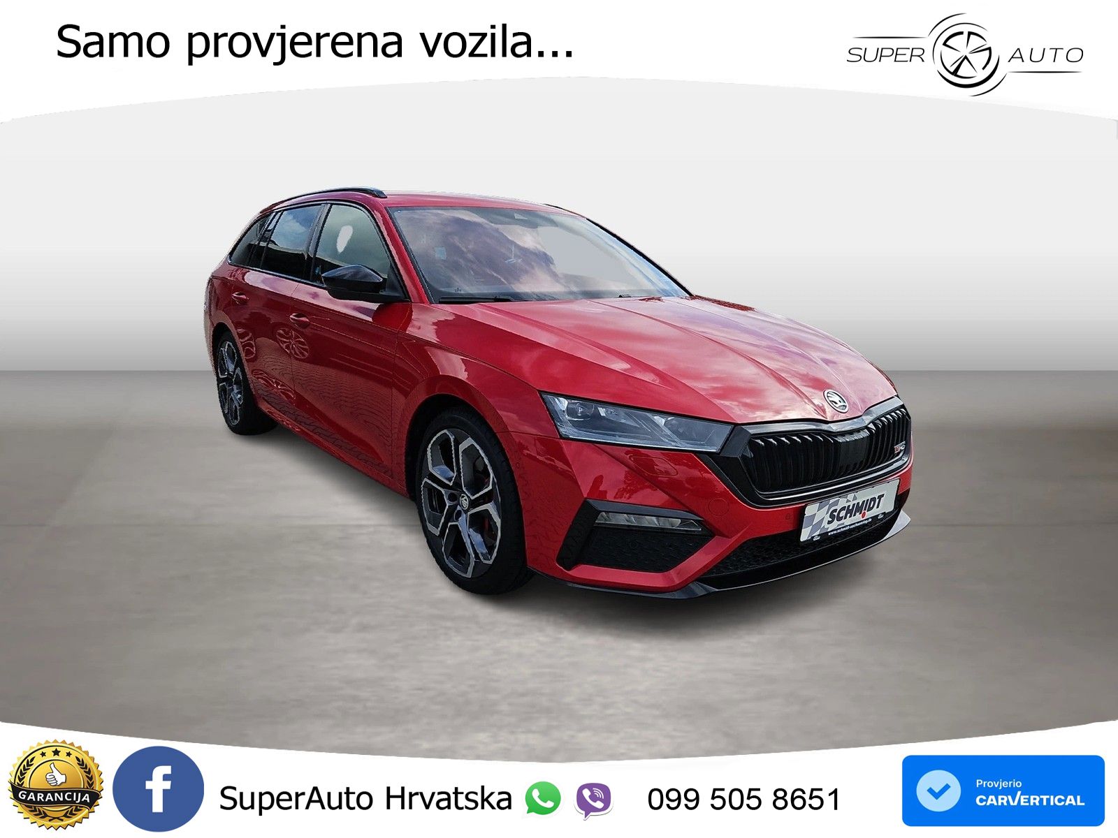 Škoda Octavia Combi RS 2.0 TSI (245 KS) DSG LED+GR SJED+ACC