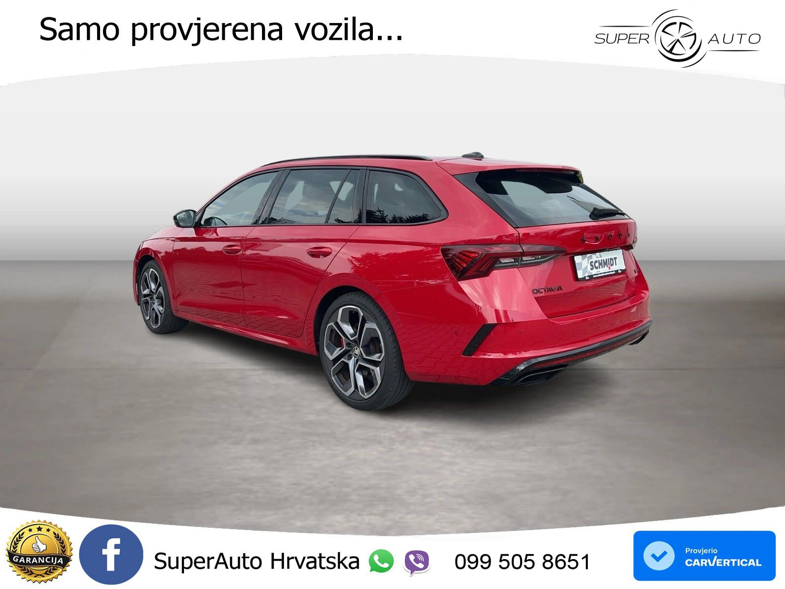 Škoda Octavia Combi RS 2.0 TSI (245 KS) DSG LED+GR SJED+ACC
