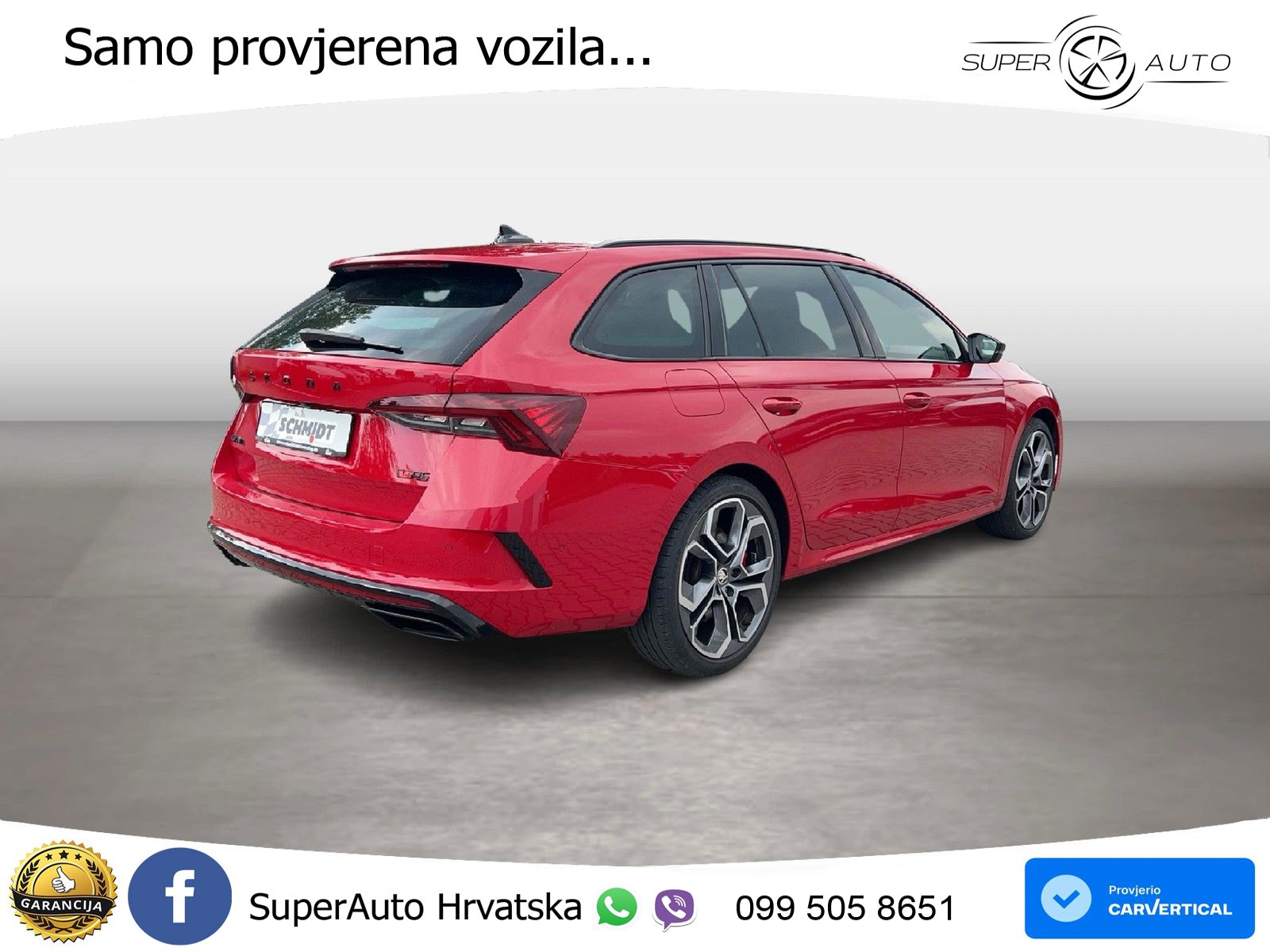 Škoda Octavia Combi RS 2.0 TSI (245 KS) DSG LED+GR SJED+ACC