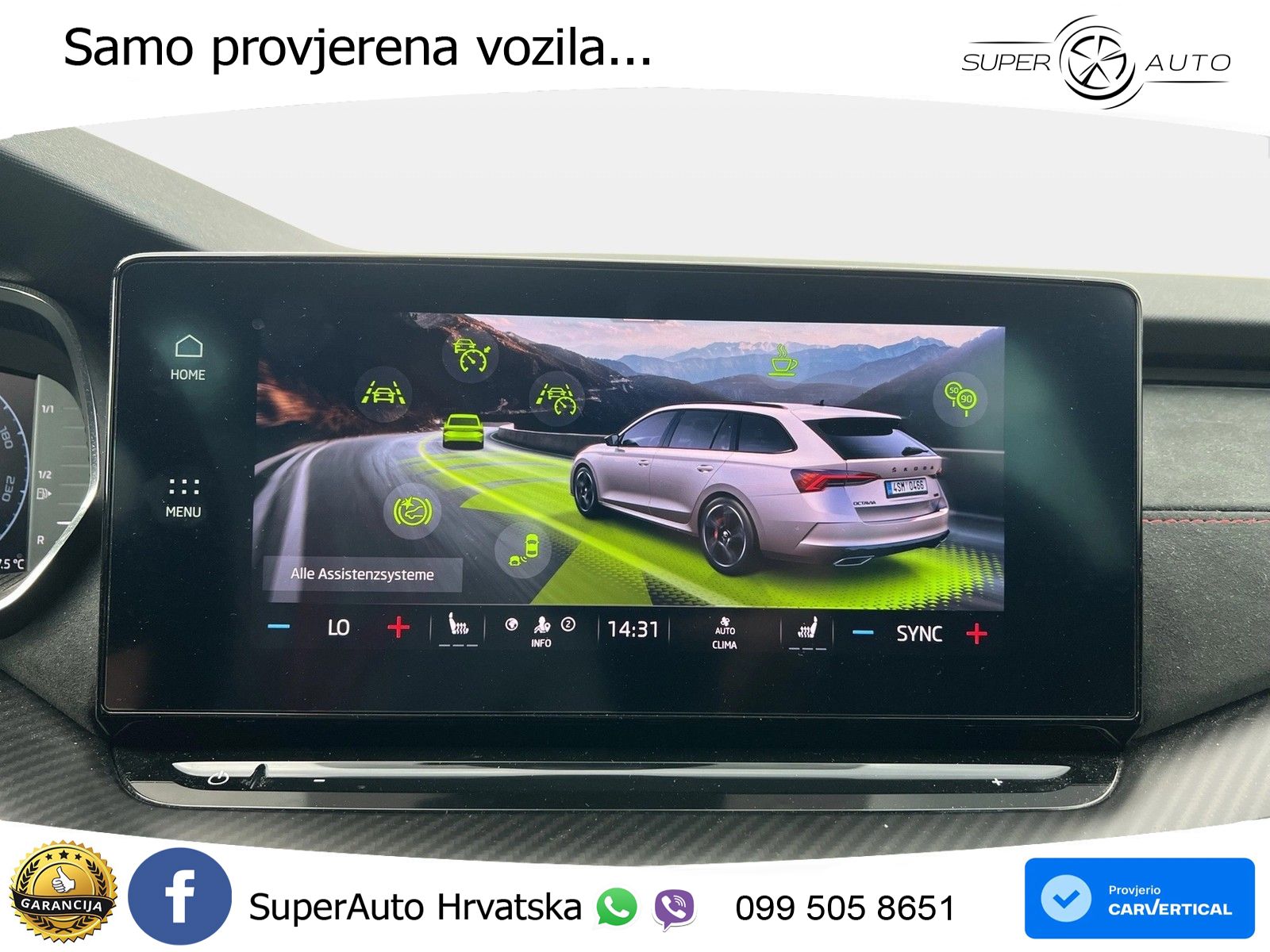 Škoda Octavia Combi RS 2.0 TSI (245 KS) DSG LED+GR SJED+ACC