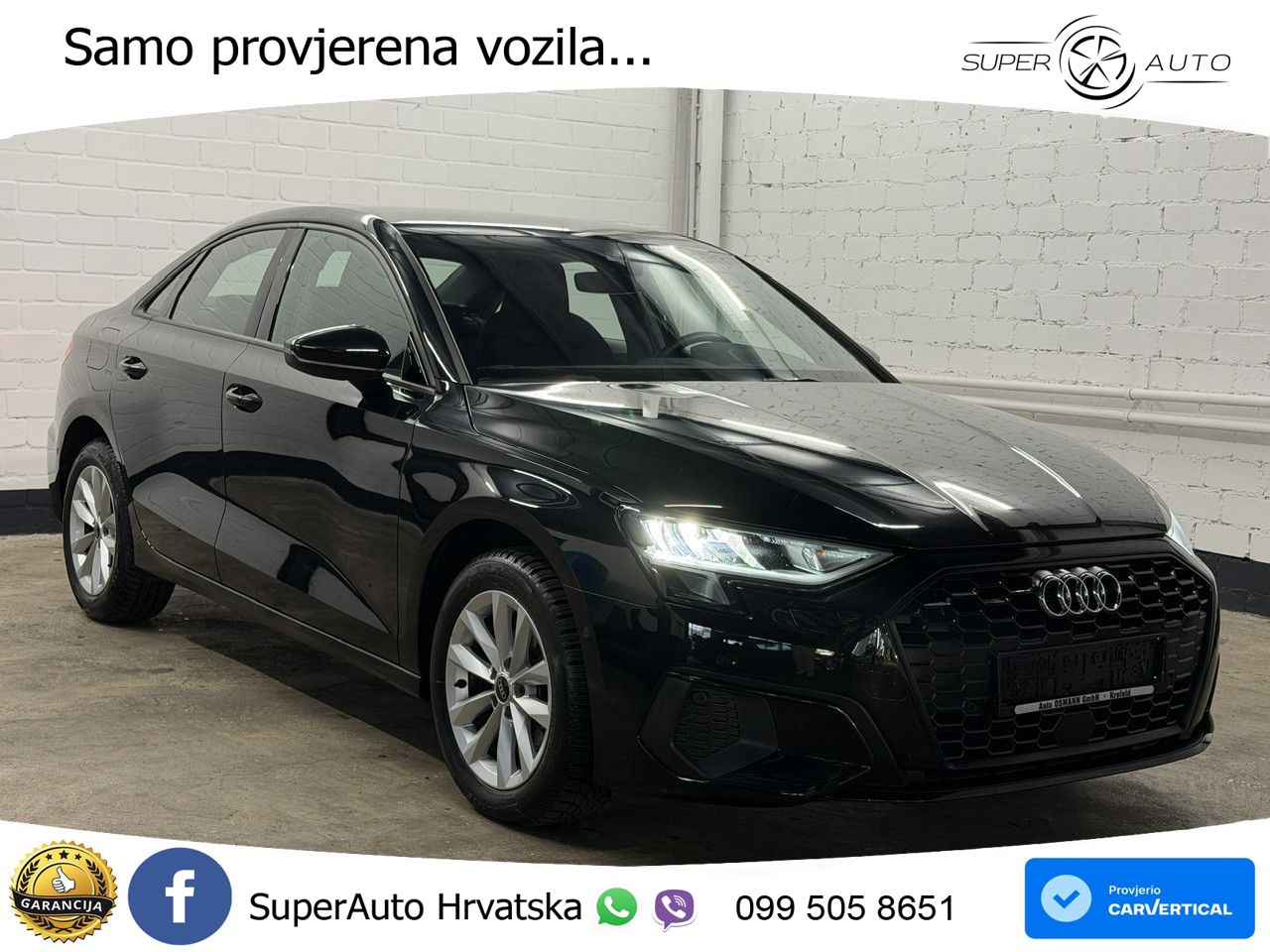 Audi A3 Limuzina 35 TDI (150 KS) S tronic LED+GR SJED+ACC