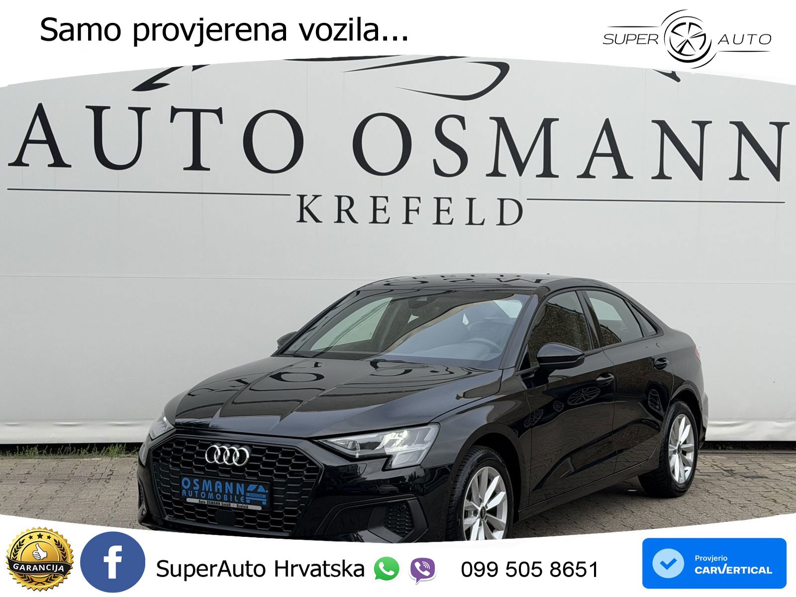 Audi A3 Limuzina 35 TDI (150 KS) S tronic LED+GR SJED+ACC