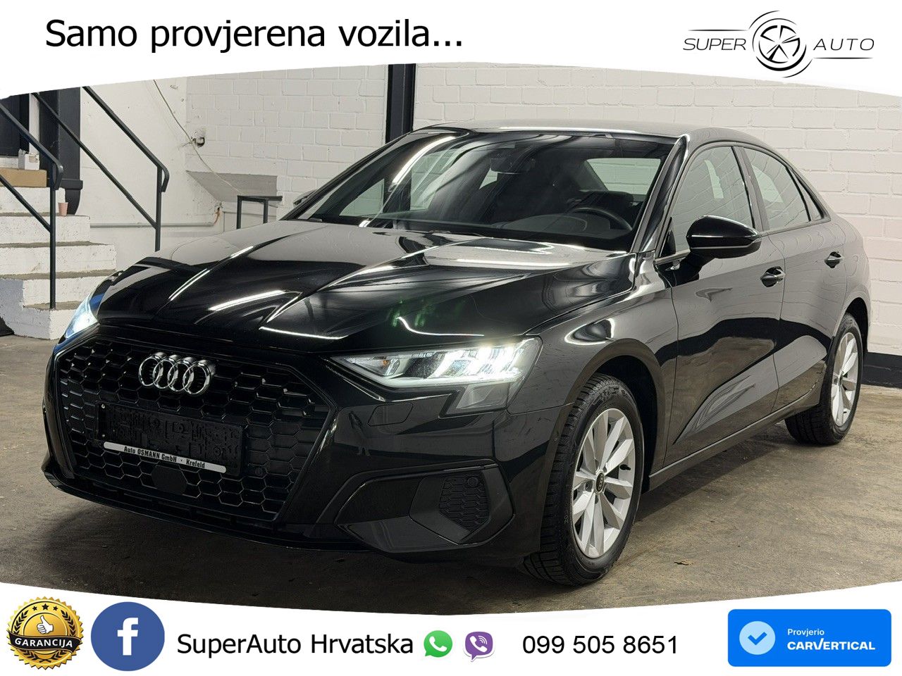 Audi A3 Limuzina 35 TDI (150 KS) S tronic LED+GR SJED+ACC