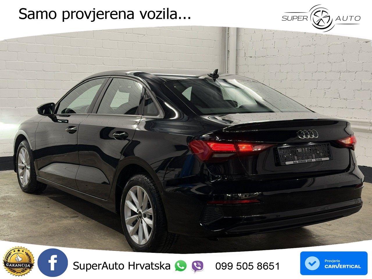 Audi A3 Limuzina 35 TDI (150 KS) S tronic LED+GR SJED+ACC