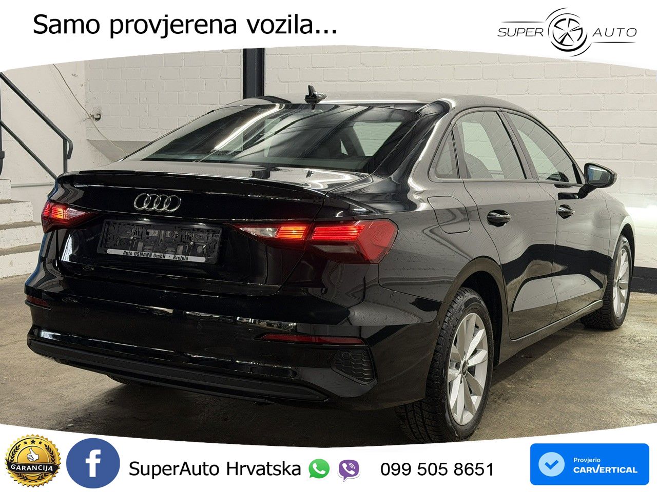Audi A3 Limuzina 35 TDI (150 KS) S tronic LED+GR SJED+ACC