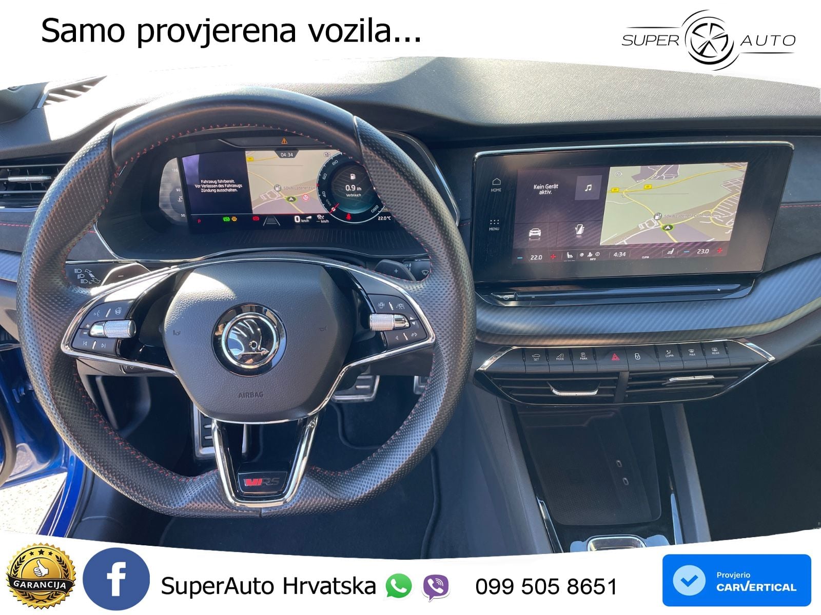 Škoda Octavia Combi RS 2.0 TDI (200 KS) DSG LED+GR SJED+ACC