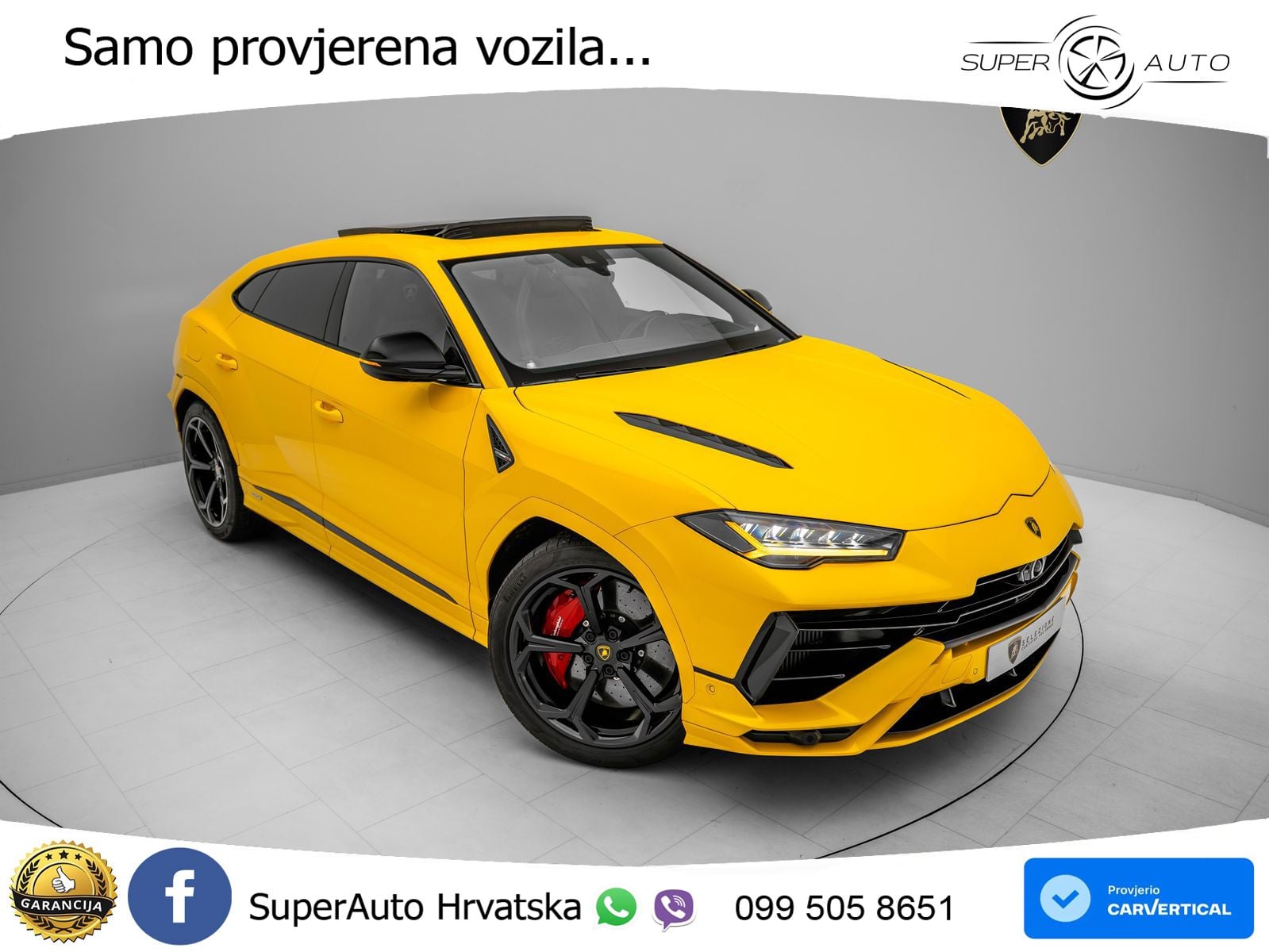 Lamborghini Urus S 4.0 V8 (666 KS) 4WD Automatic LED+GR SJED+ACC
