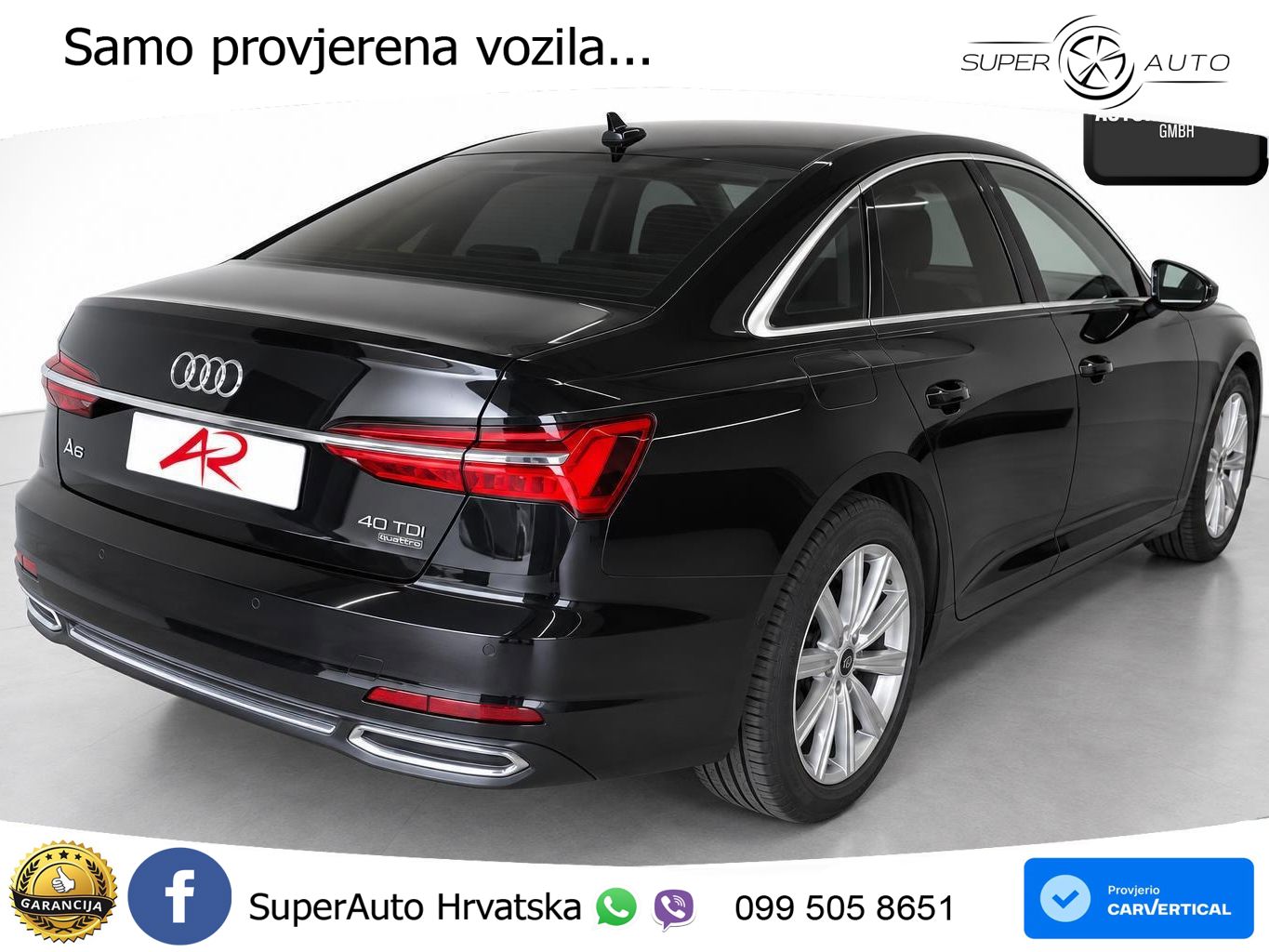 Audi A6 40 TDI (204 KS) quattro ultra S tronic MATRIX+GR SJED+KAM