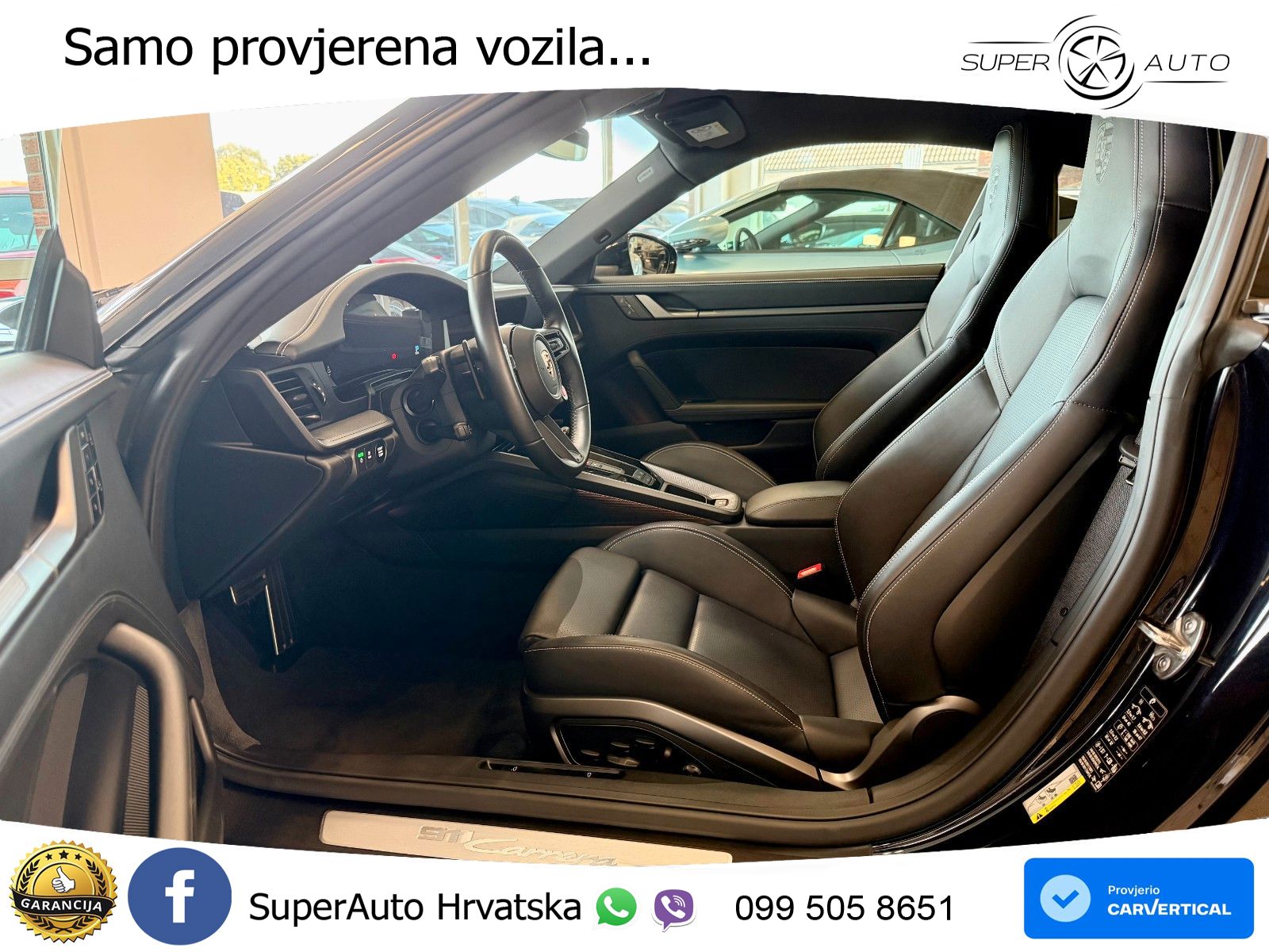 Porsche 911 Carrera 3.0 (394 KS) PDK ZRAČNI+ACC+GR SJED+KAM