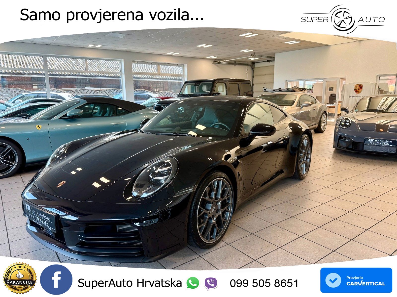 Porsche 911 Carrera 3.0 (394 KS) PDK ZRAČNI+ACC+GR SJED+KAM
