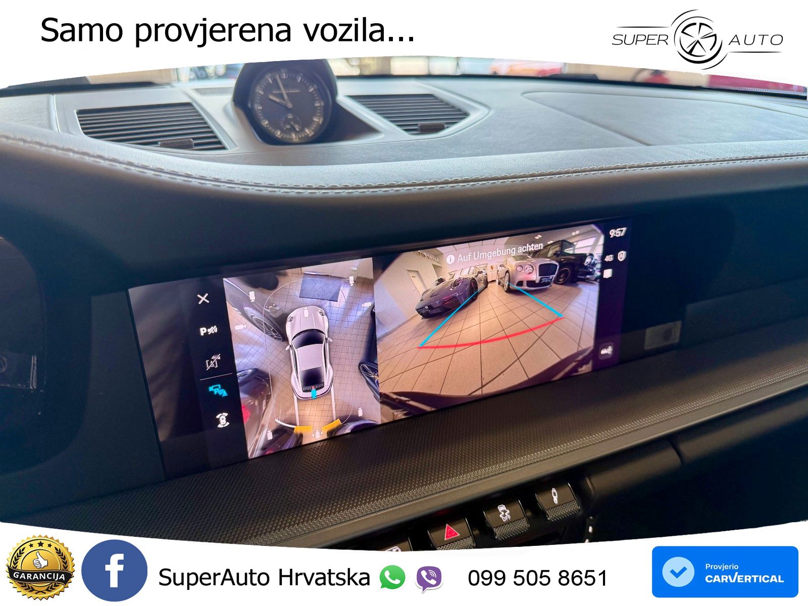 Porsche 911 Carrera 3.0 (394 KS) PDK ZRAČNI+ACC+GR SJED+KAM